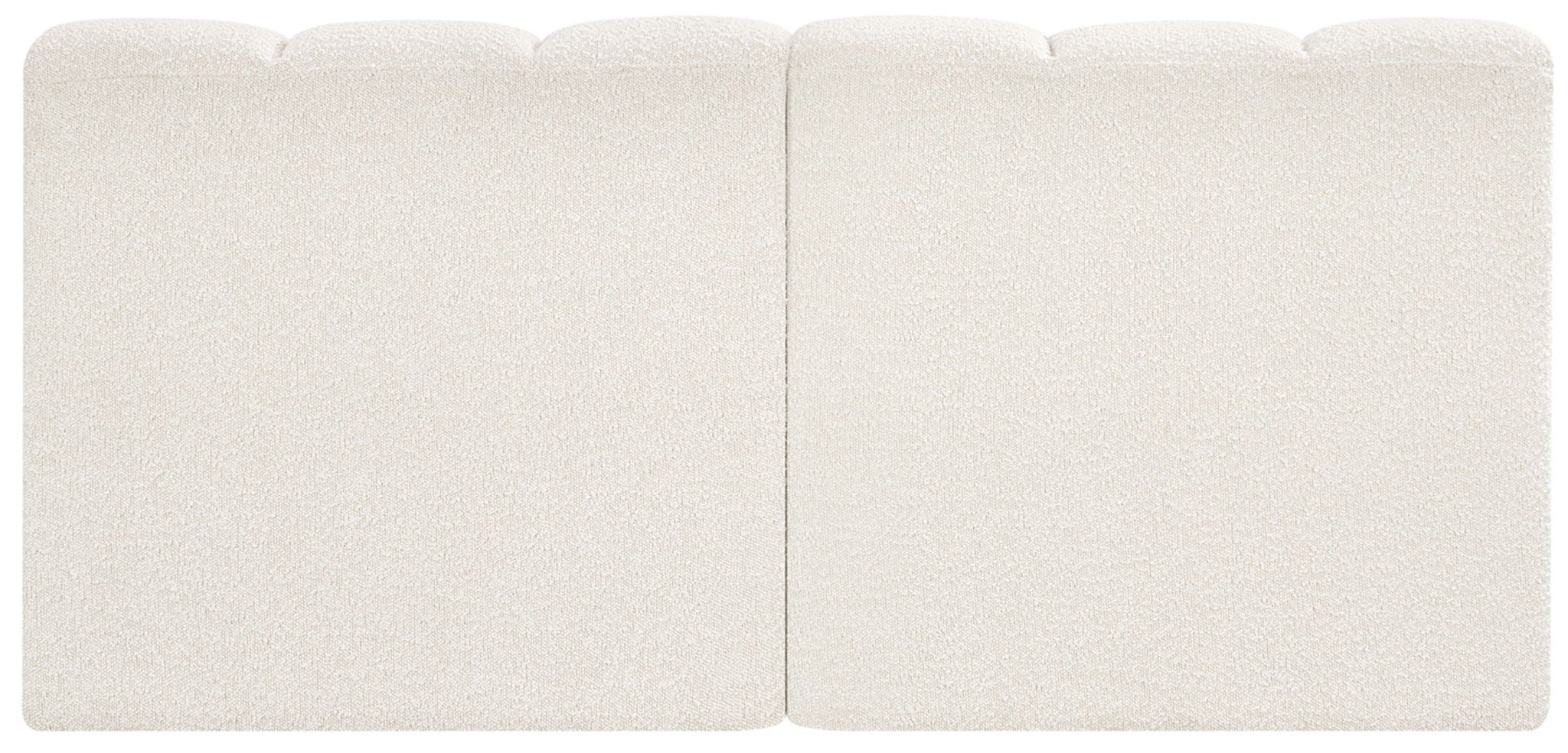 Arc - Boucle Fabric 2 Seats Modular Sofa