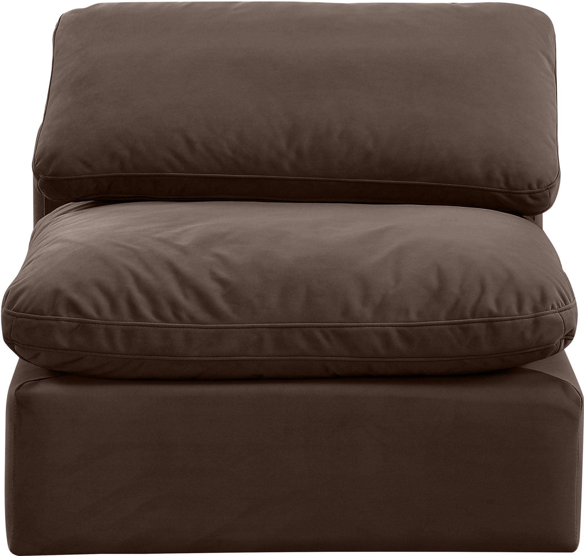 Indulge - Velvet Armless Chair