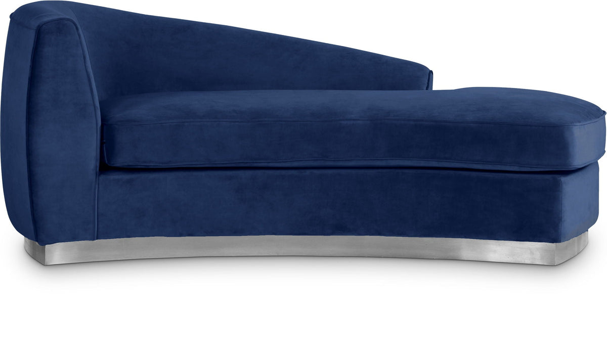 Julian - Chaise with Chrome Base