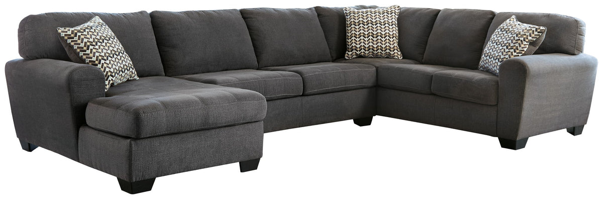 Ambee Slate Sectional — 3-Piece Sectional + Left-Arm Chaise
