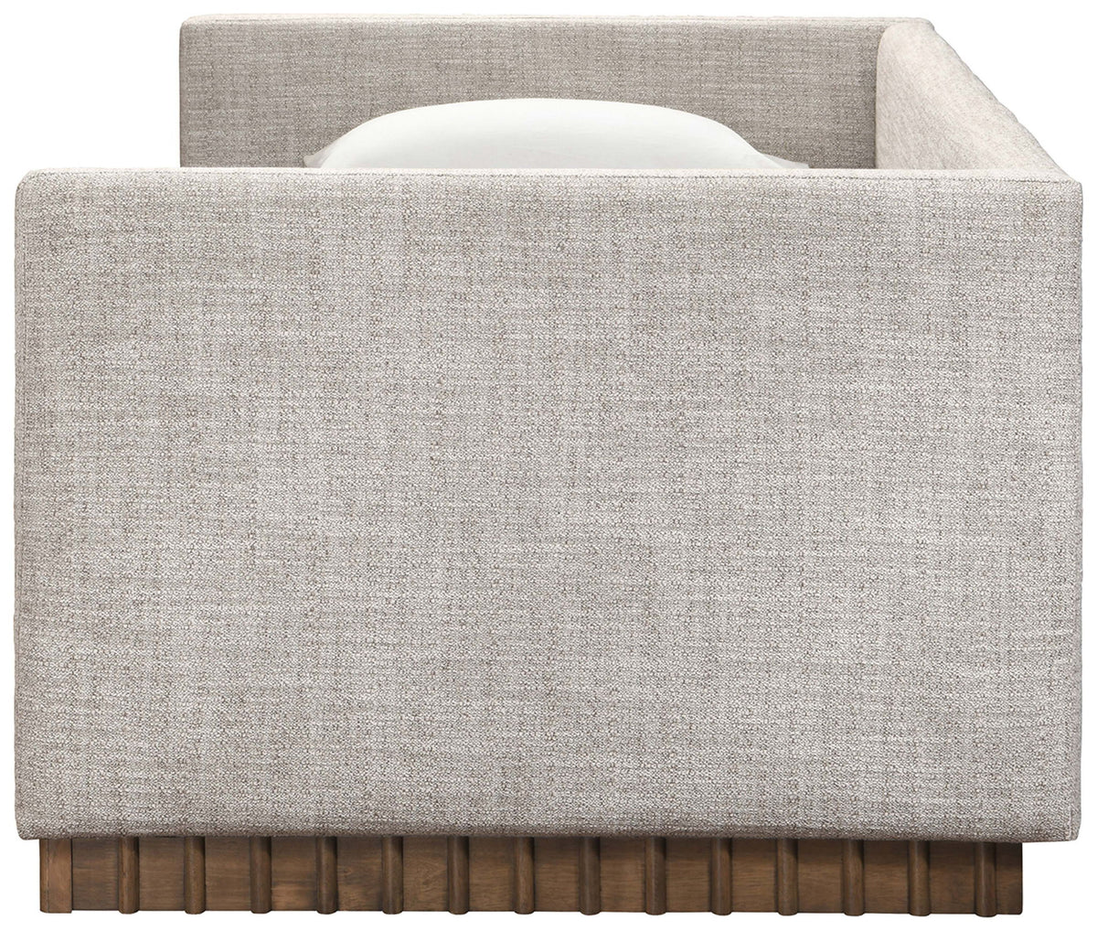 Teva Linen Textured Fabric Twin Daybed — Beige or Cream