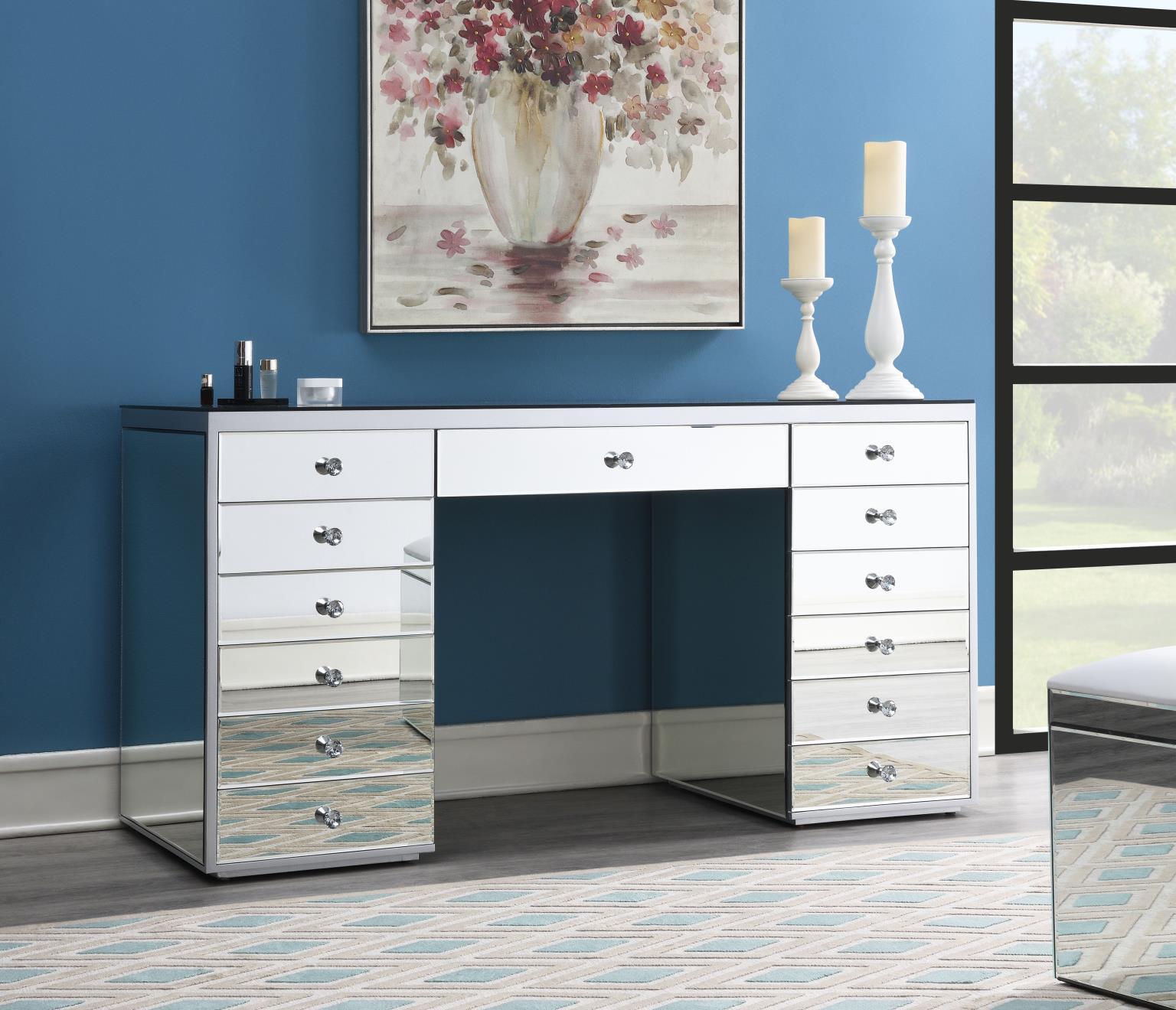 G-317 Glamour Vanity — 59-Inch Wide