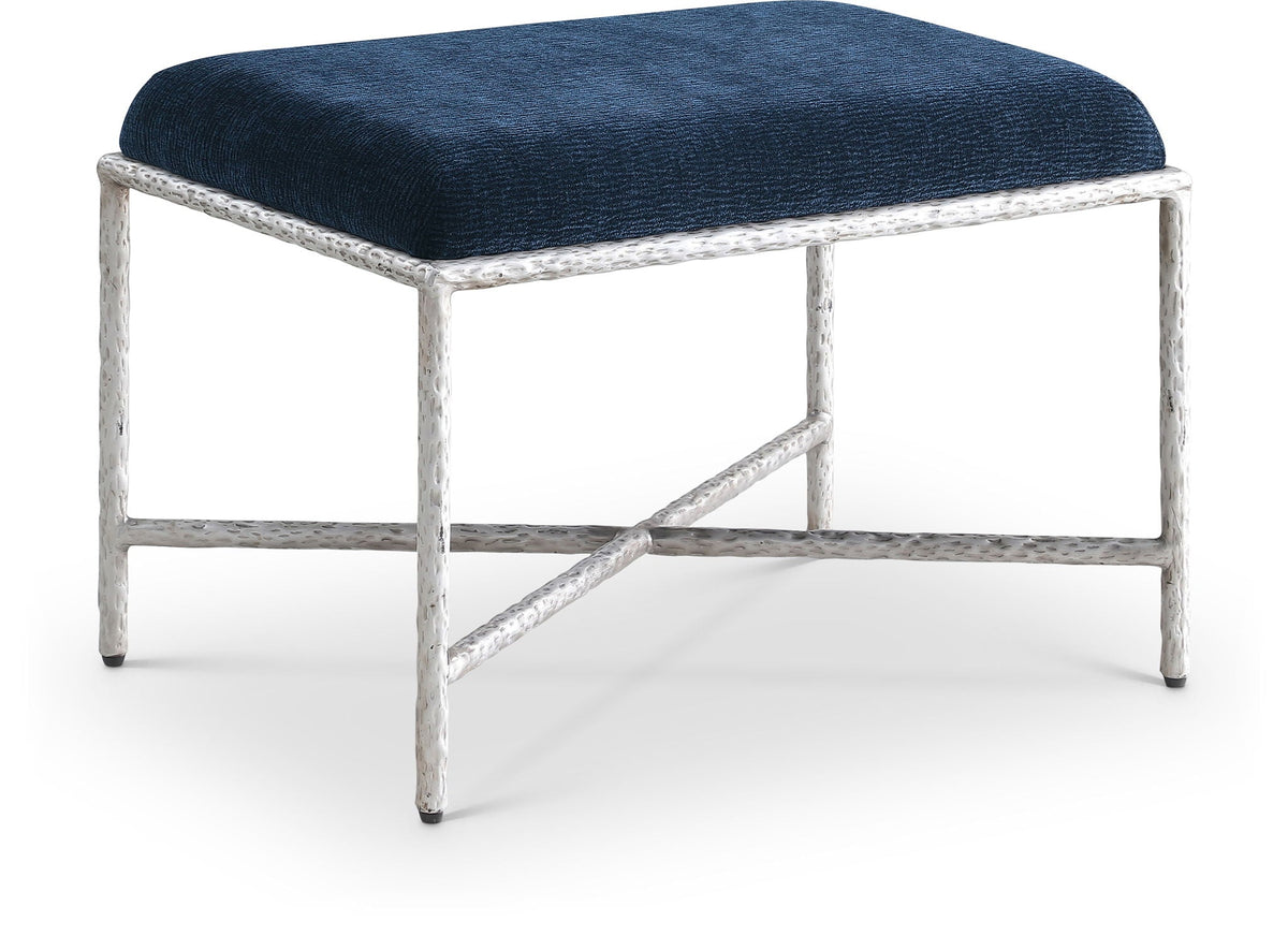 Valley - Bench with Silver Frame