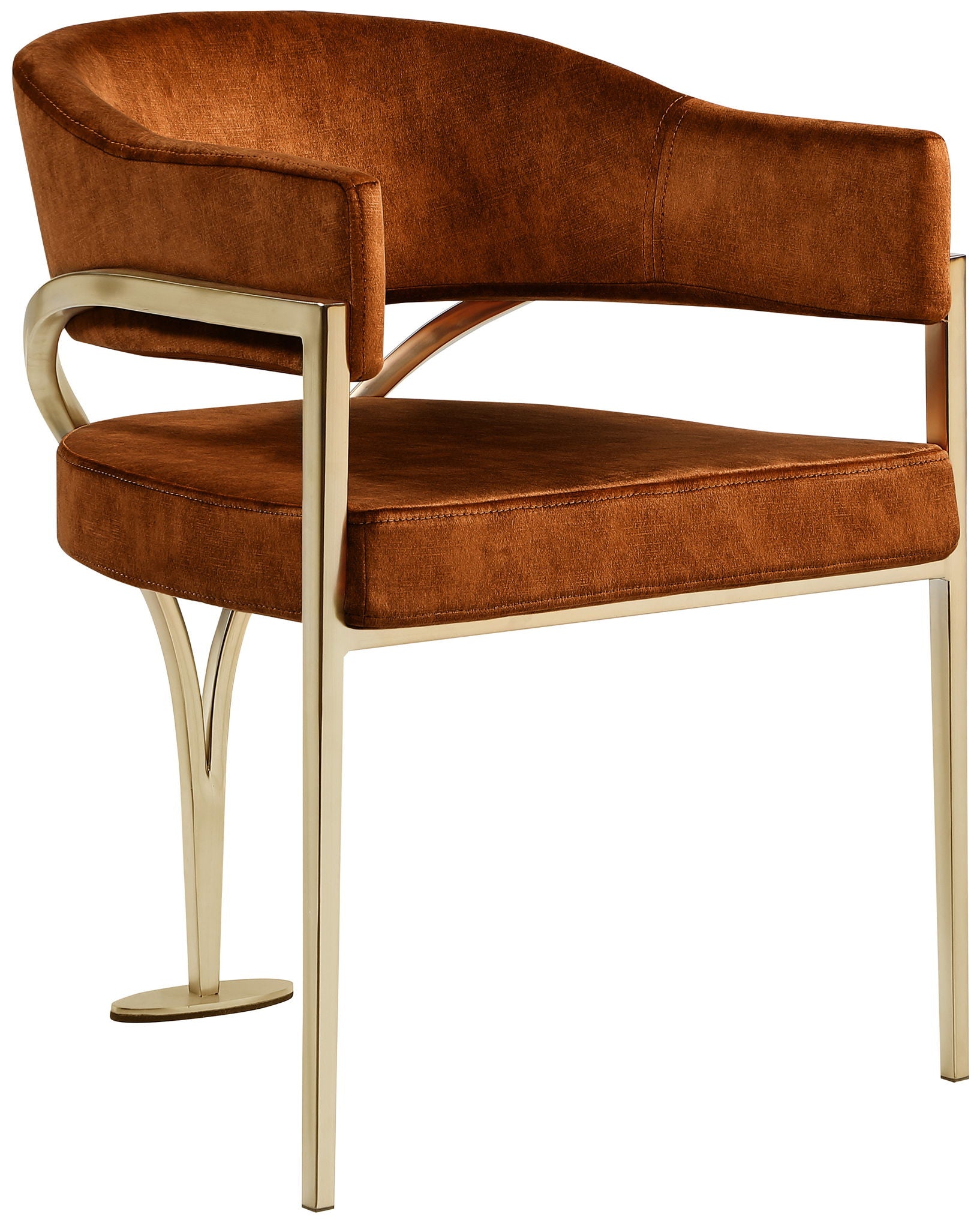 Madelyn - Dining Chair (Set of 2) - Brushed Brass