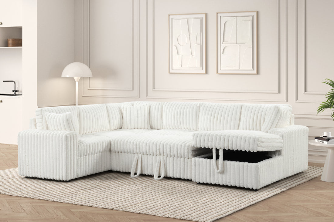 Forever Sectional — Pull-Out Bed & Storage Chaise