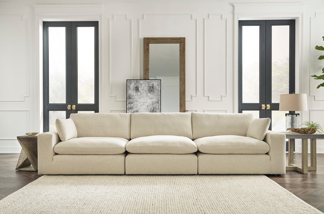 10006 Oversized 5PC Sectional — Feather-Fiber Blend Cushions
