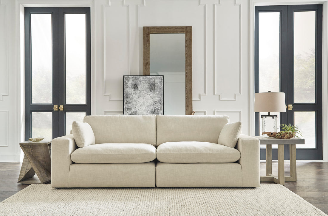 10006 Oversized 5PC Sectional — Feather-Fiber Blend Cushions