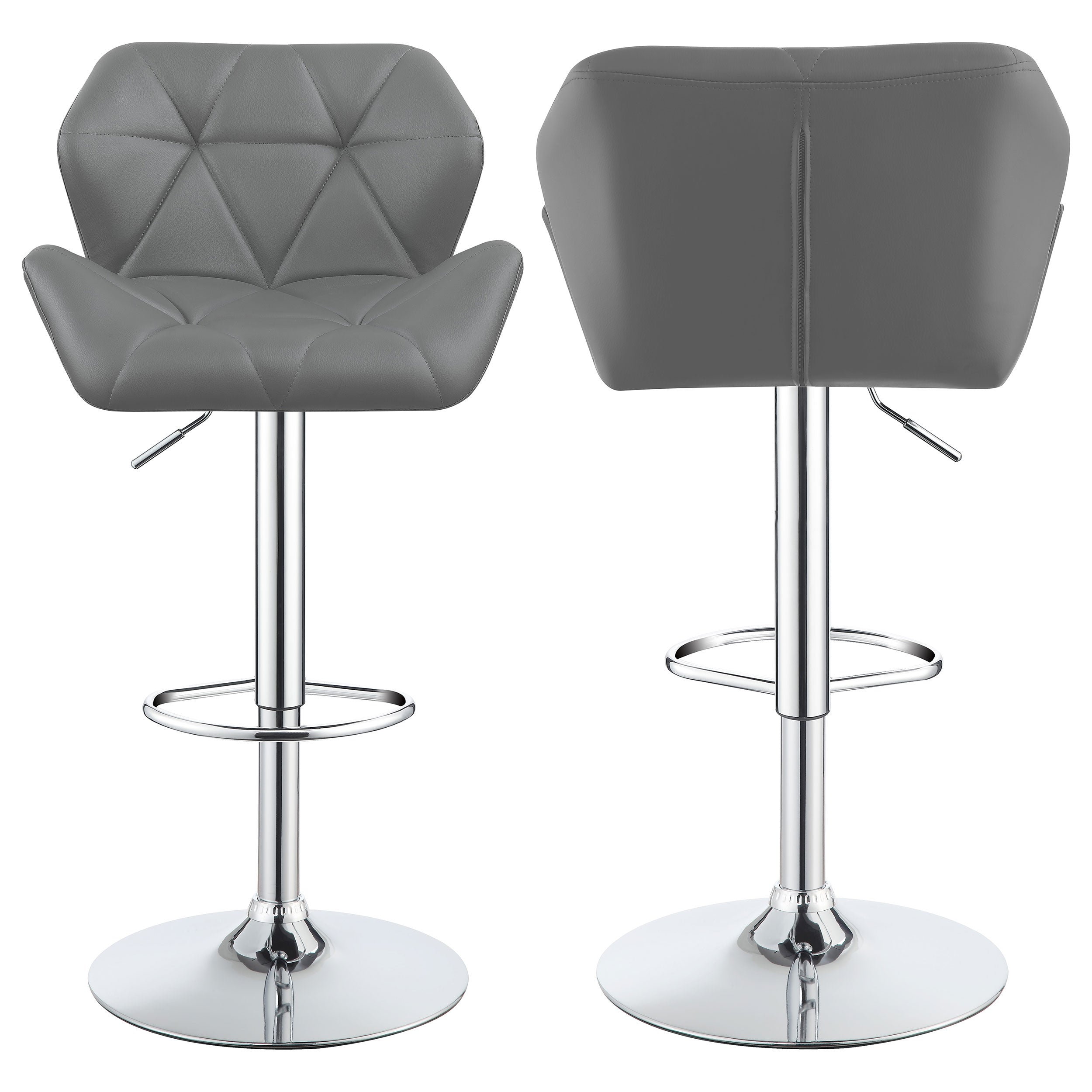 Berrington Upholstered Adjustable Bar Stool (Set of 2)