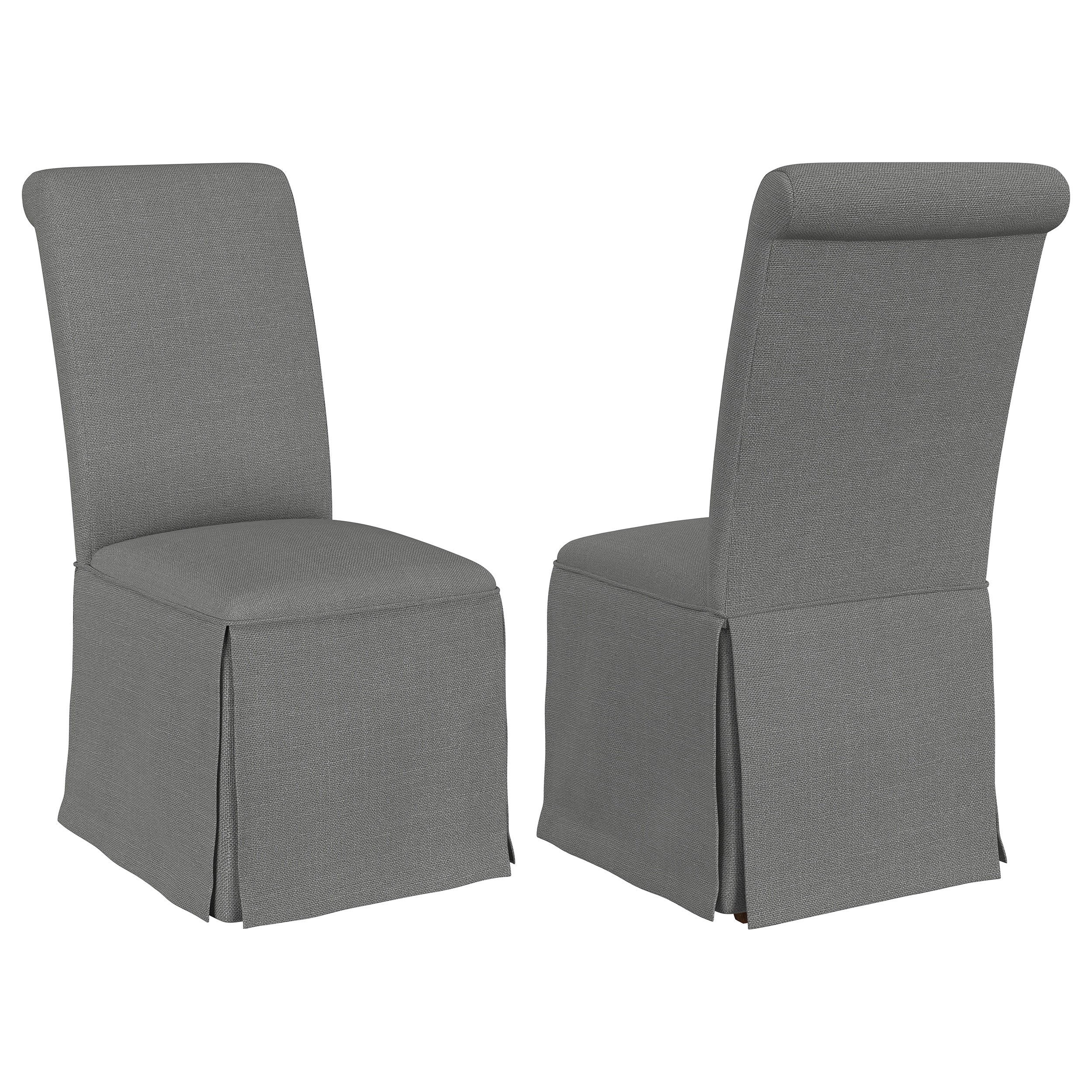 Shawna Upholstered Skirted Side Chair (Set of 2)