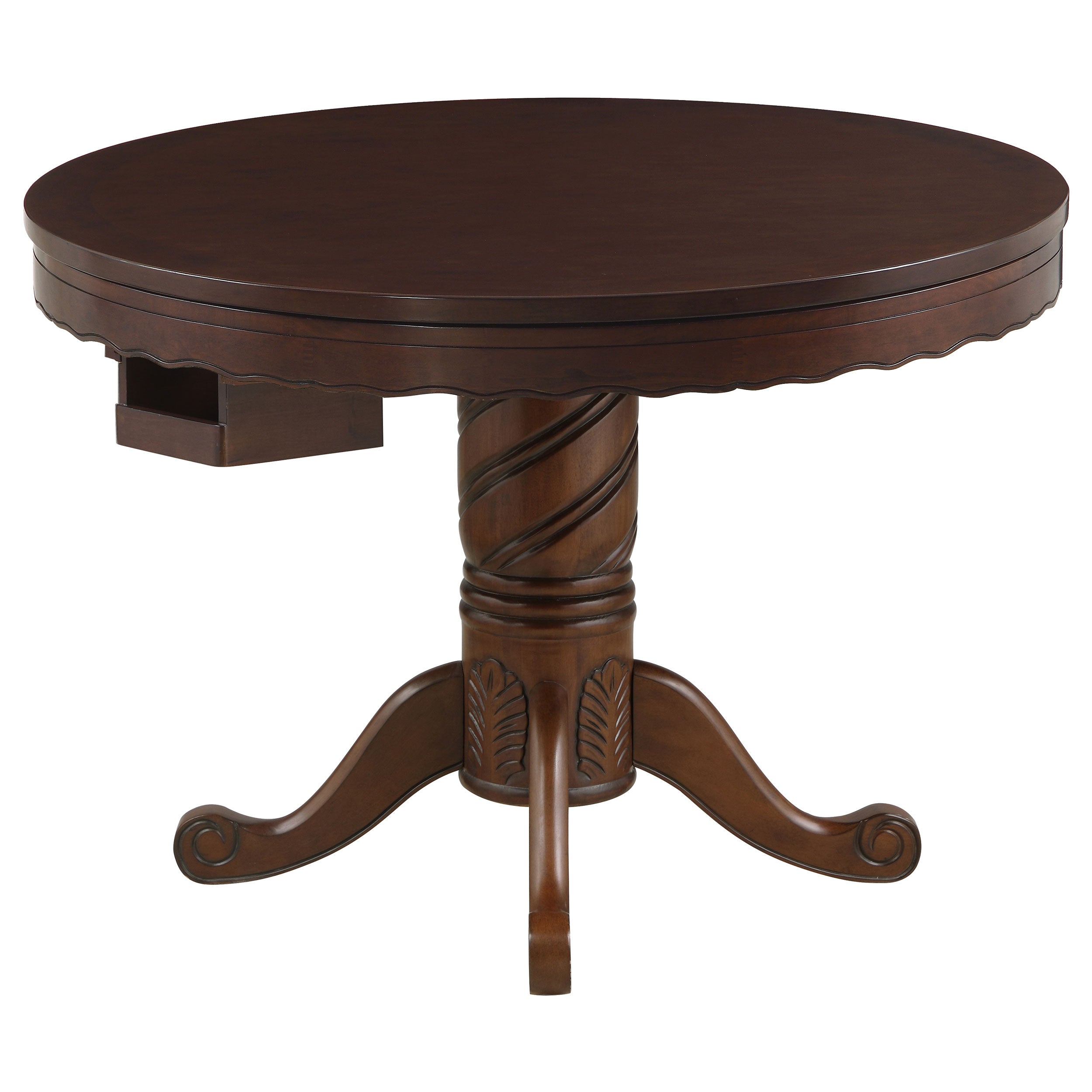 Turk Game Table Set Tobacco and Black