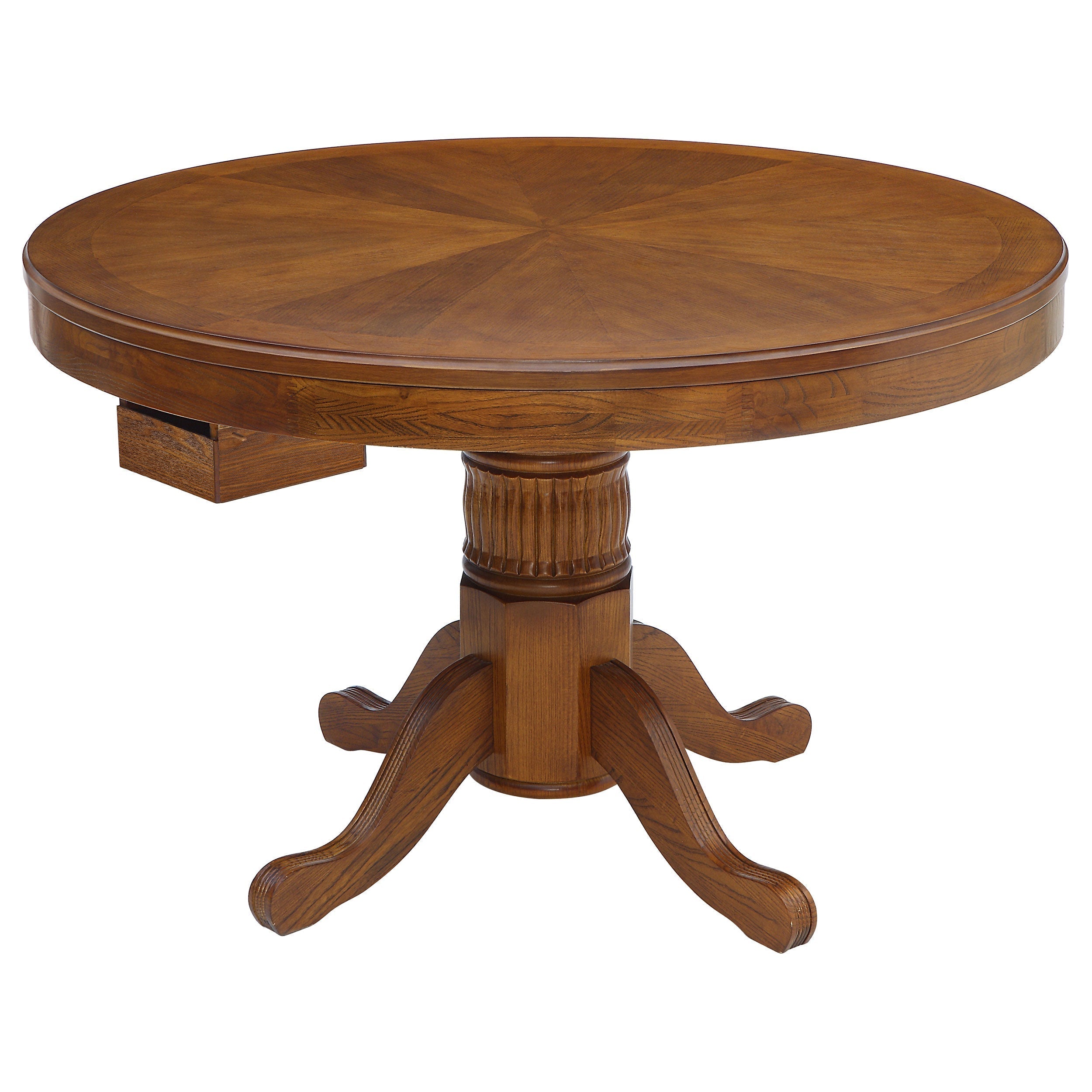 Mitchell Game Table Set Amber and Brown