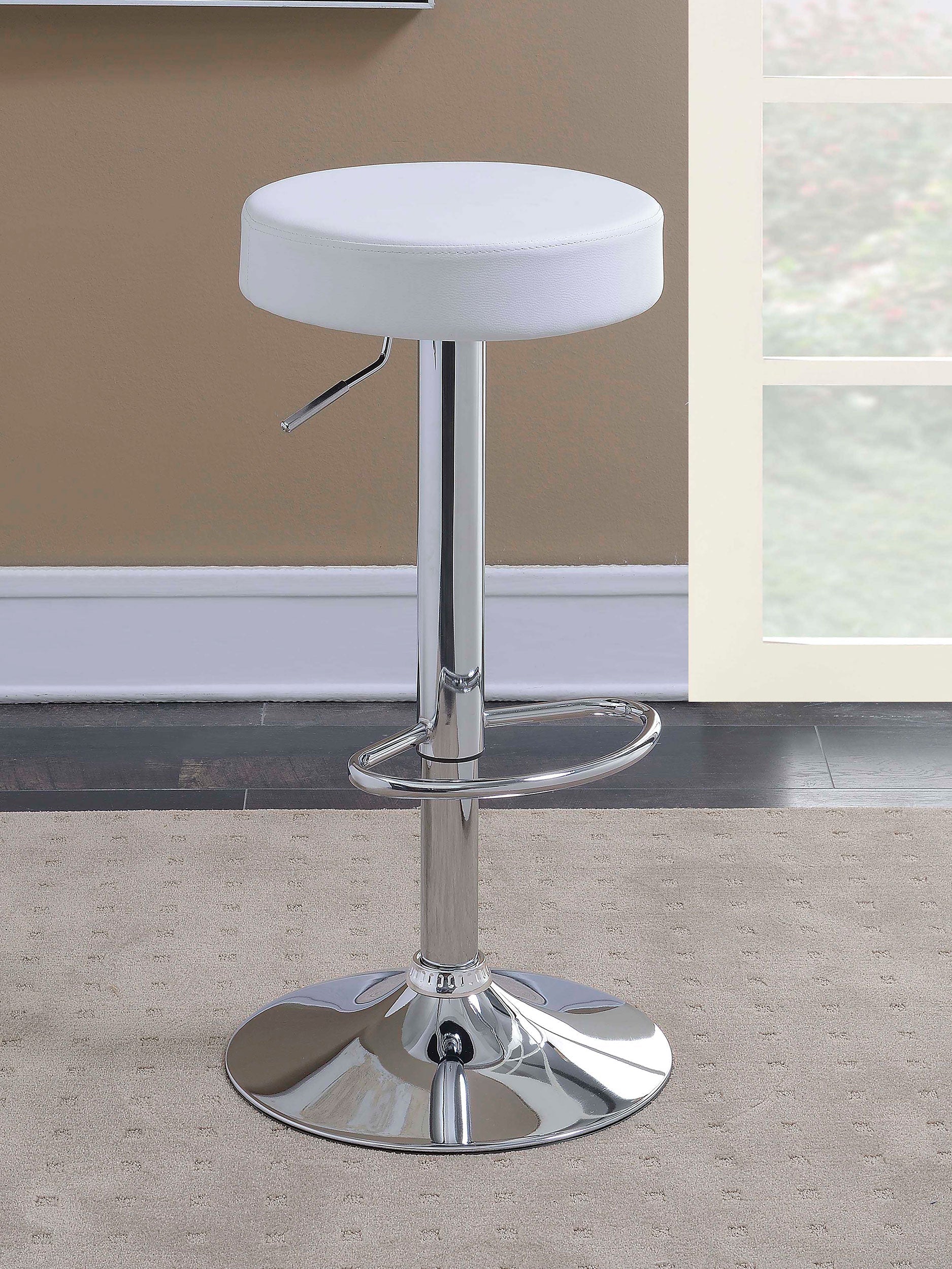 Ramses Adjustable Backless Bar Stool