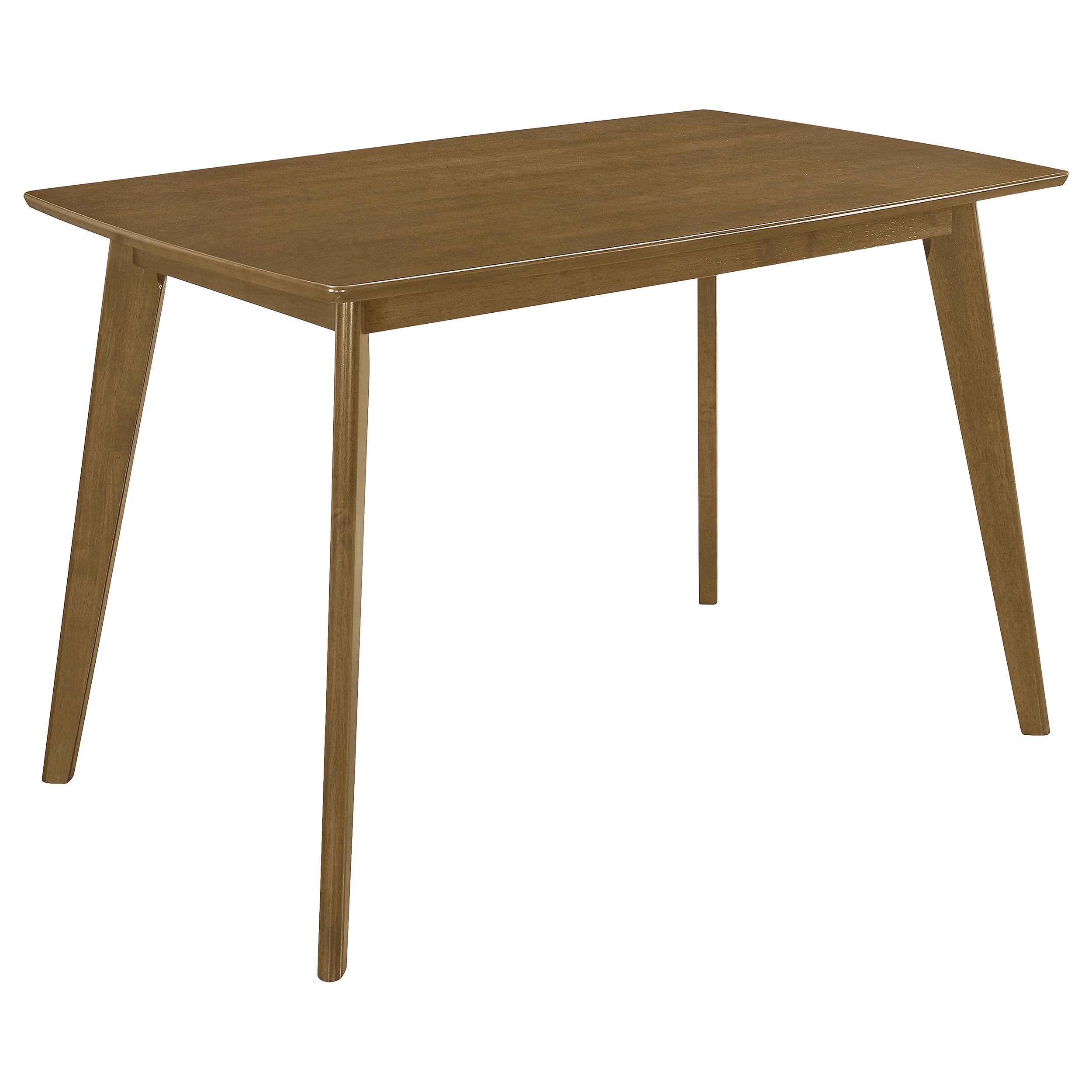 Kersey Rectangular Dining Set Chestnut and Tan
