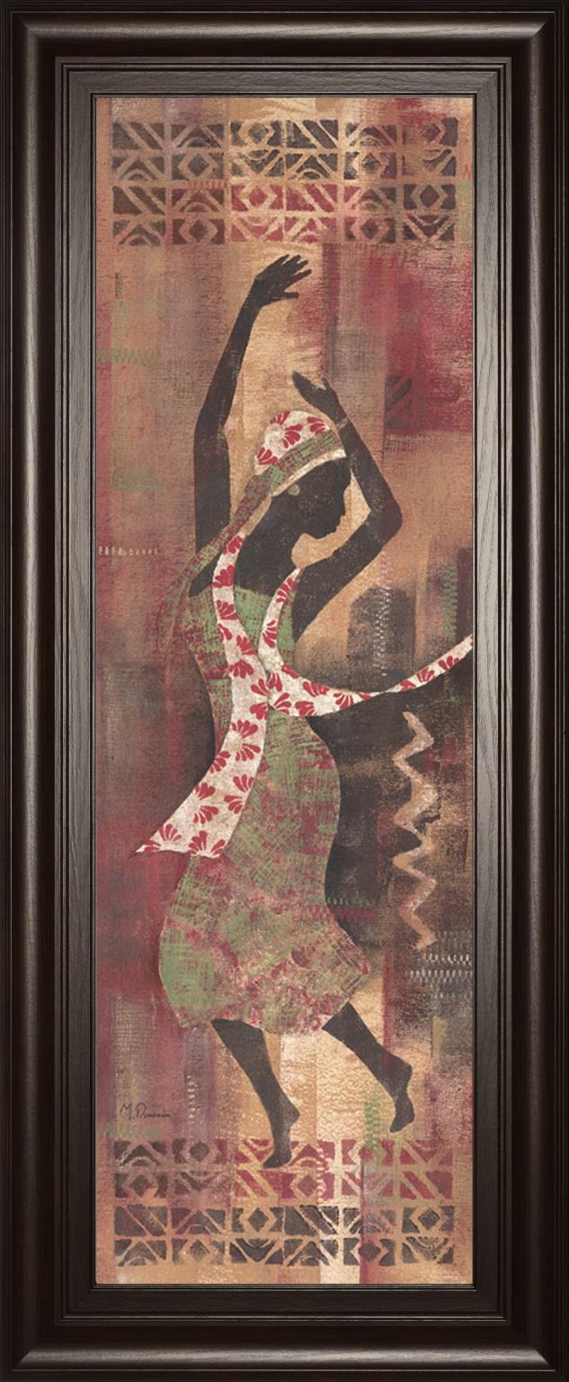 Graceful Reflection Ii By Maria Donovan 18X42 Framed Print
