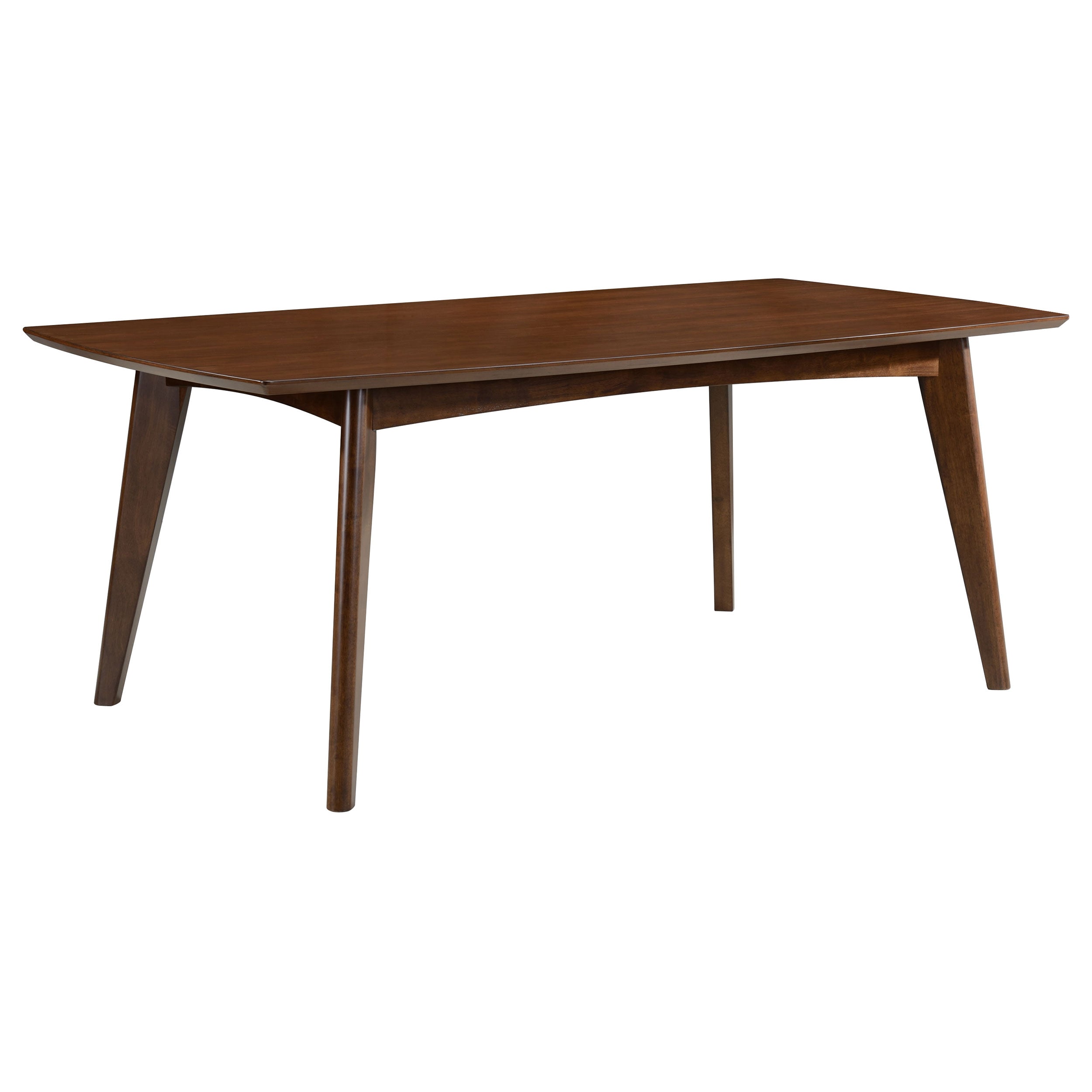 Malone Rectangular Dining Table Set Dark Walnut