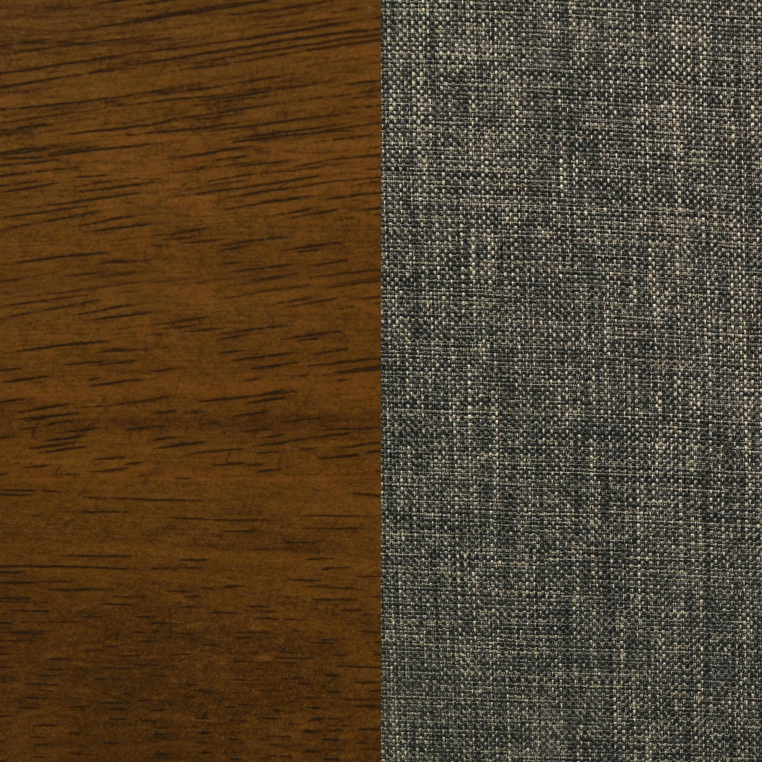 Malone Rectangular Dining Table Set Dark Walnut