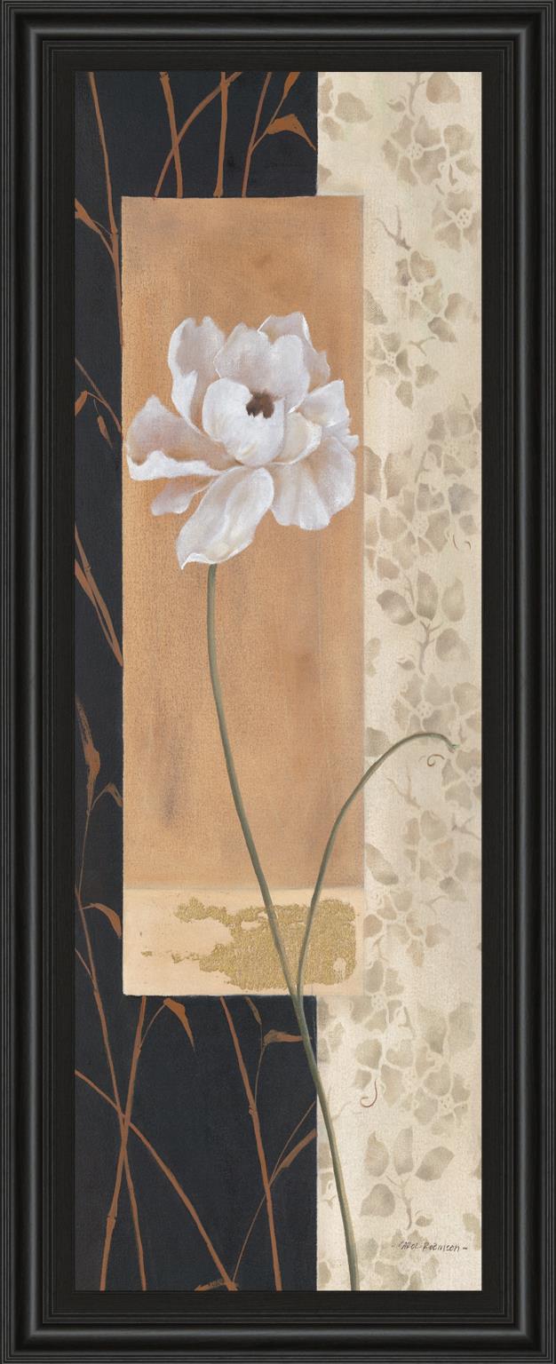 Black & Gold I By Carol Robinson 18X42 Framed Print