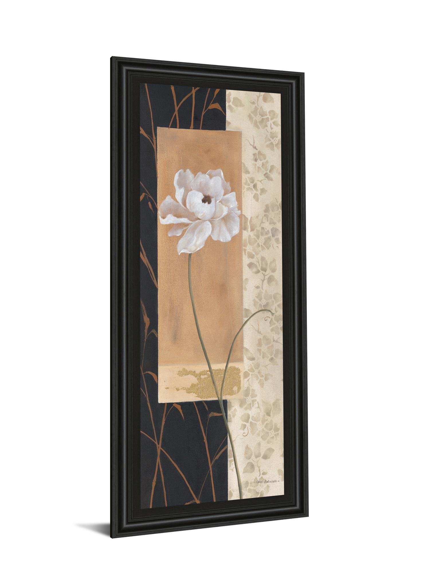 Black & Gold I By Carol Robinson 18X42 Framed Print