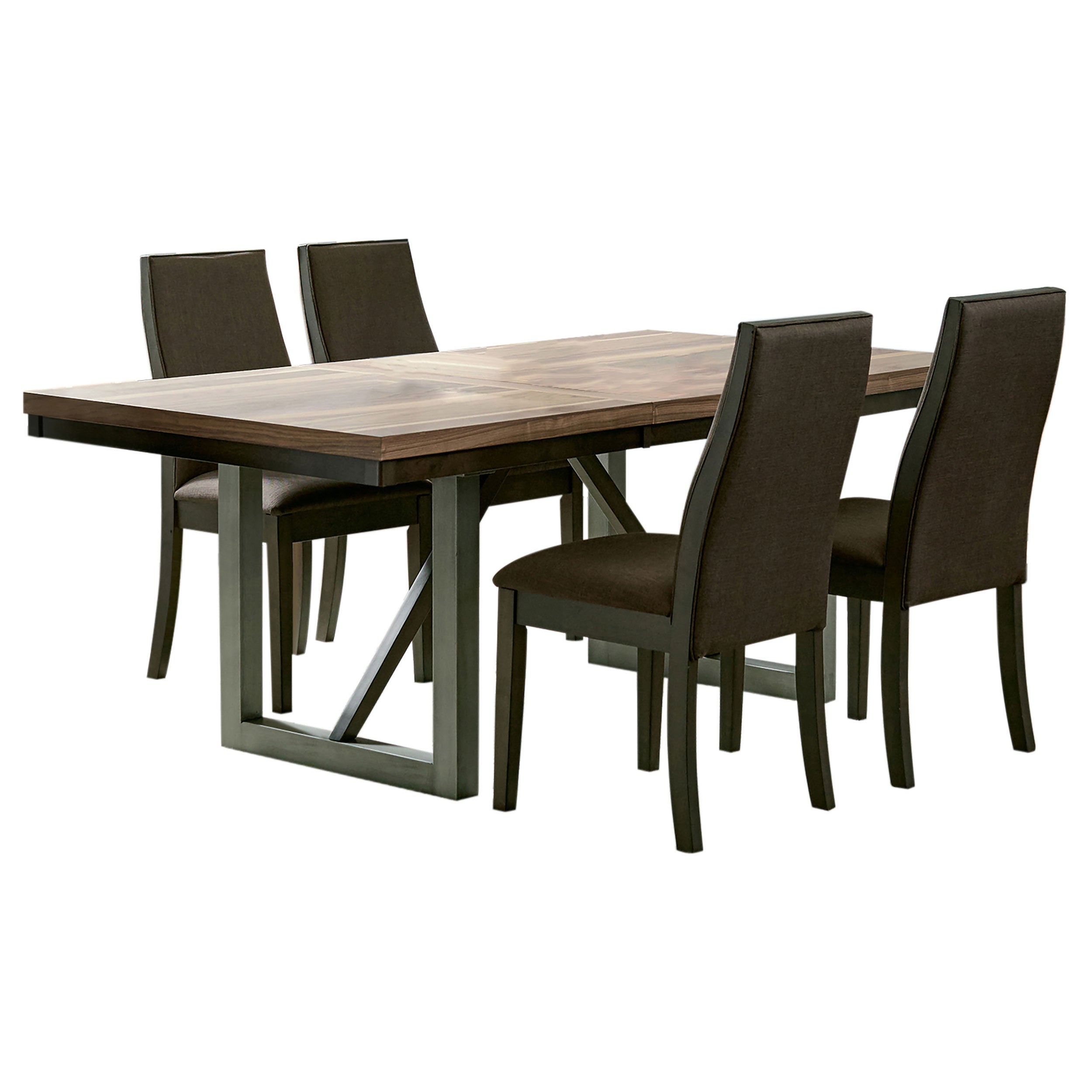Spring Creek Rectangular Dining Table Set Chocolate