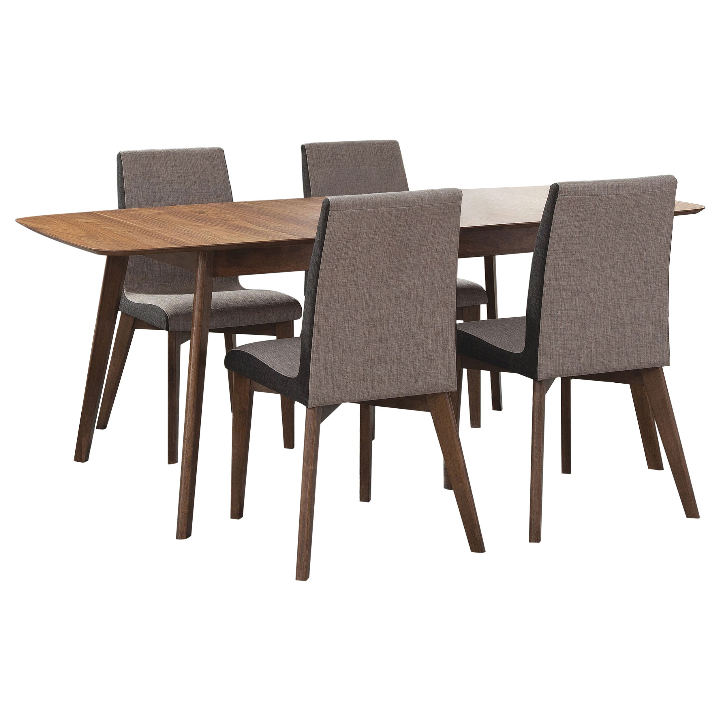 Redbridge Rectangular Dining Set Natural Walnut