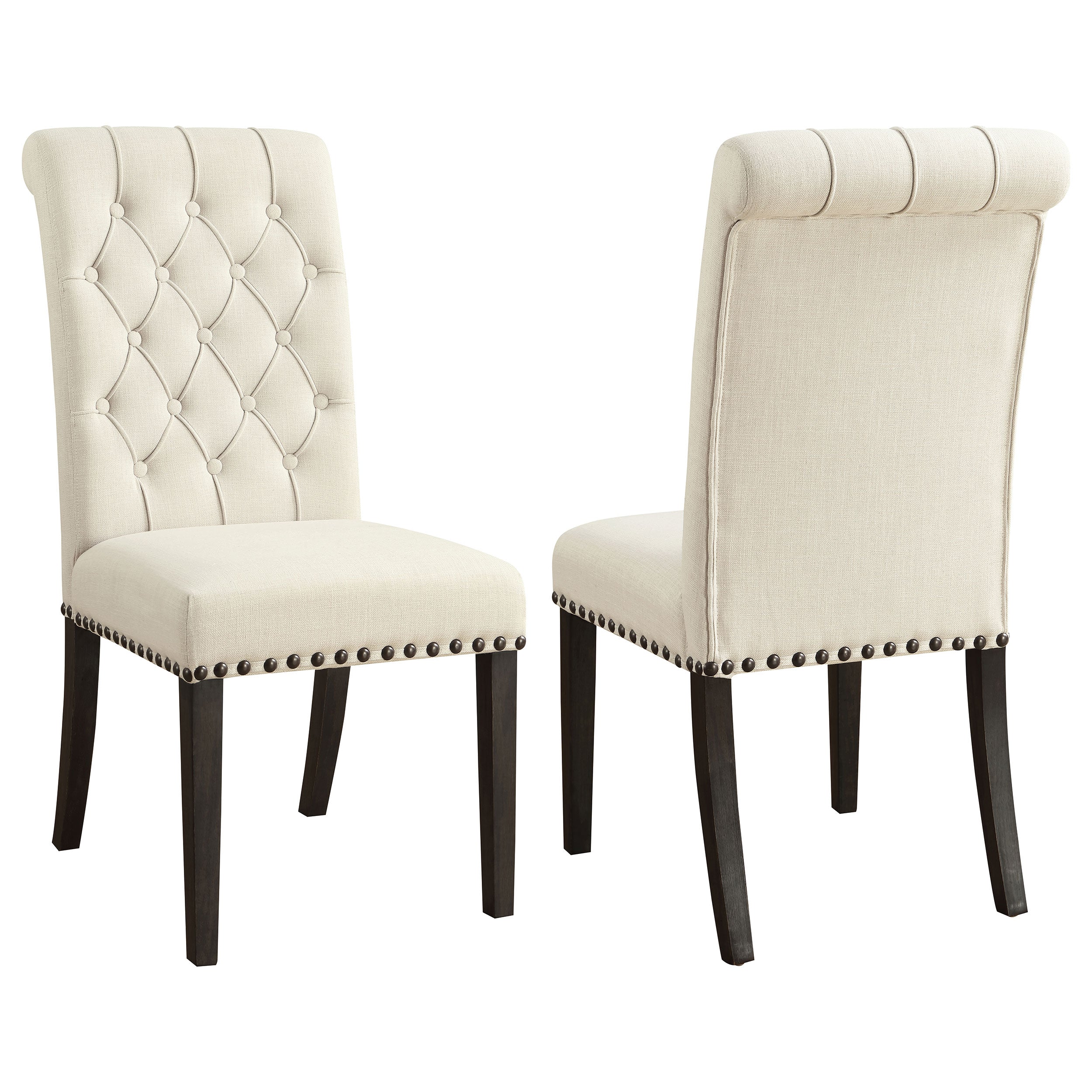 Alana Fabric Upholstered Dining Side Chair (Set of 2)