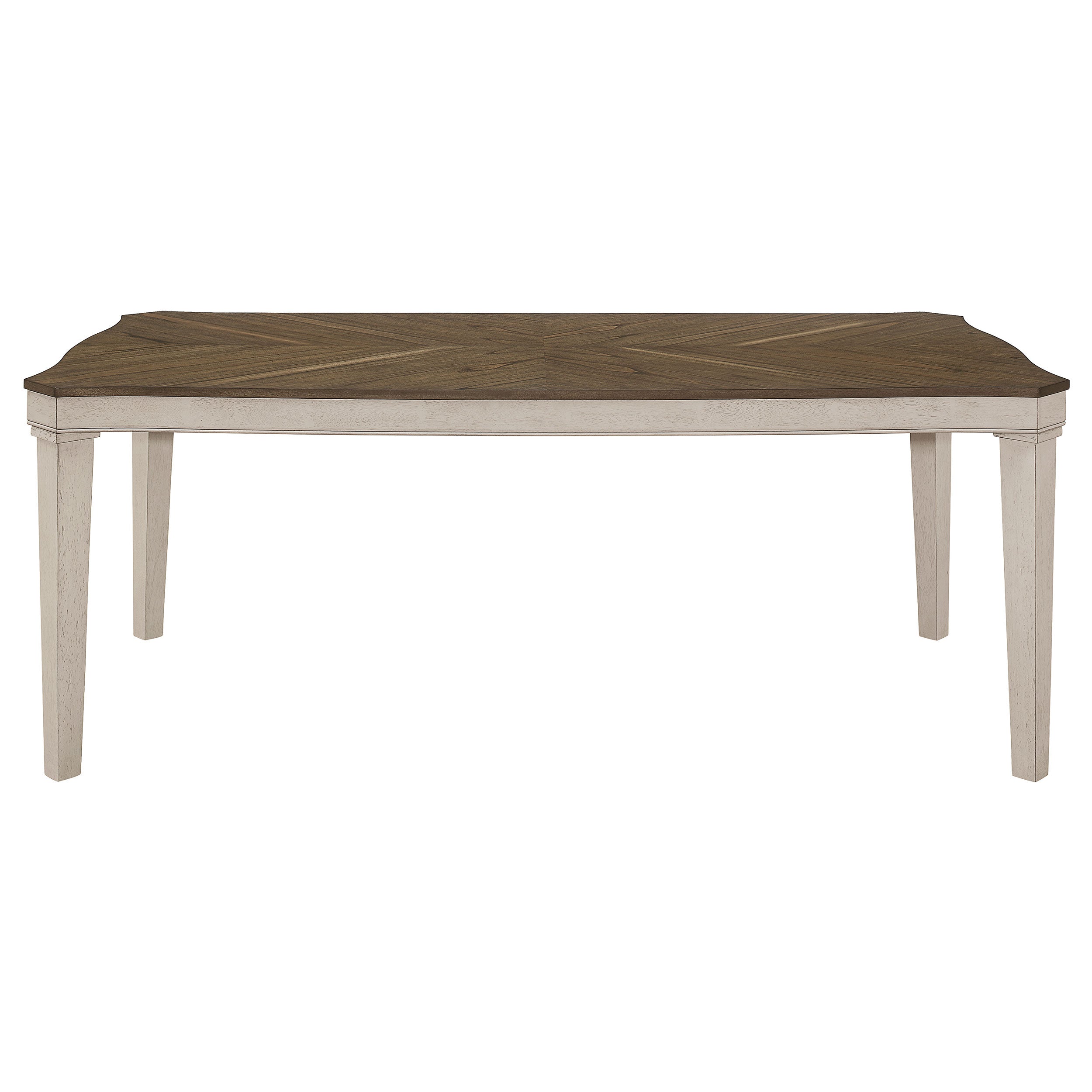 Ronnie Starburst Dining Table Set Khaki and Rustic Cream