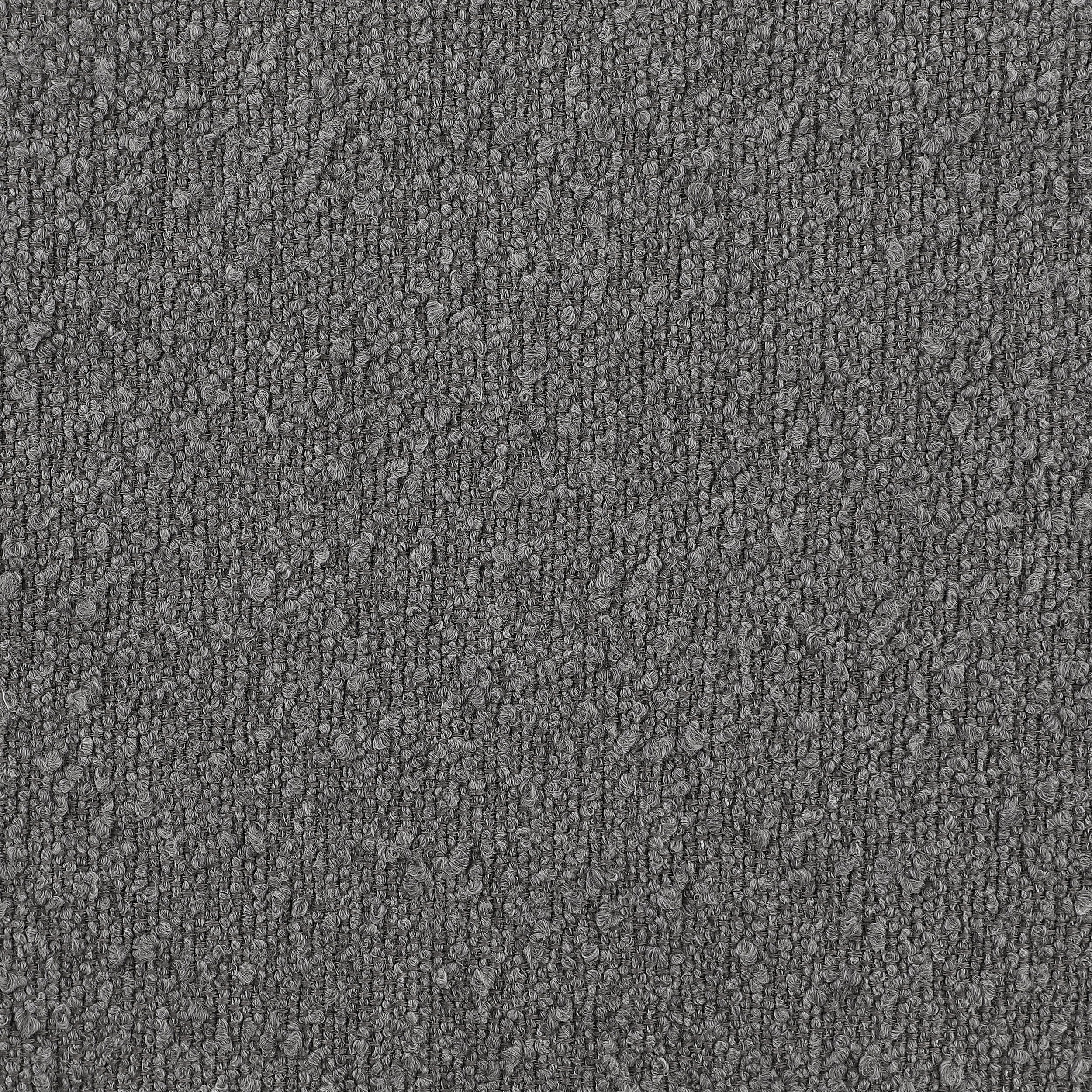 Eudora Boucle Upholstered Dining Arm Chair Grey