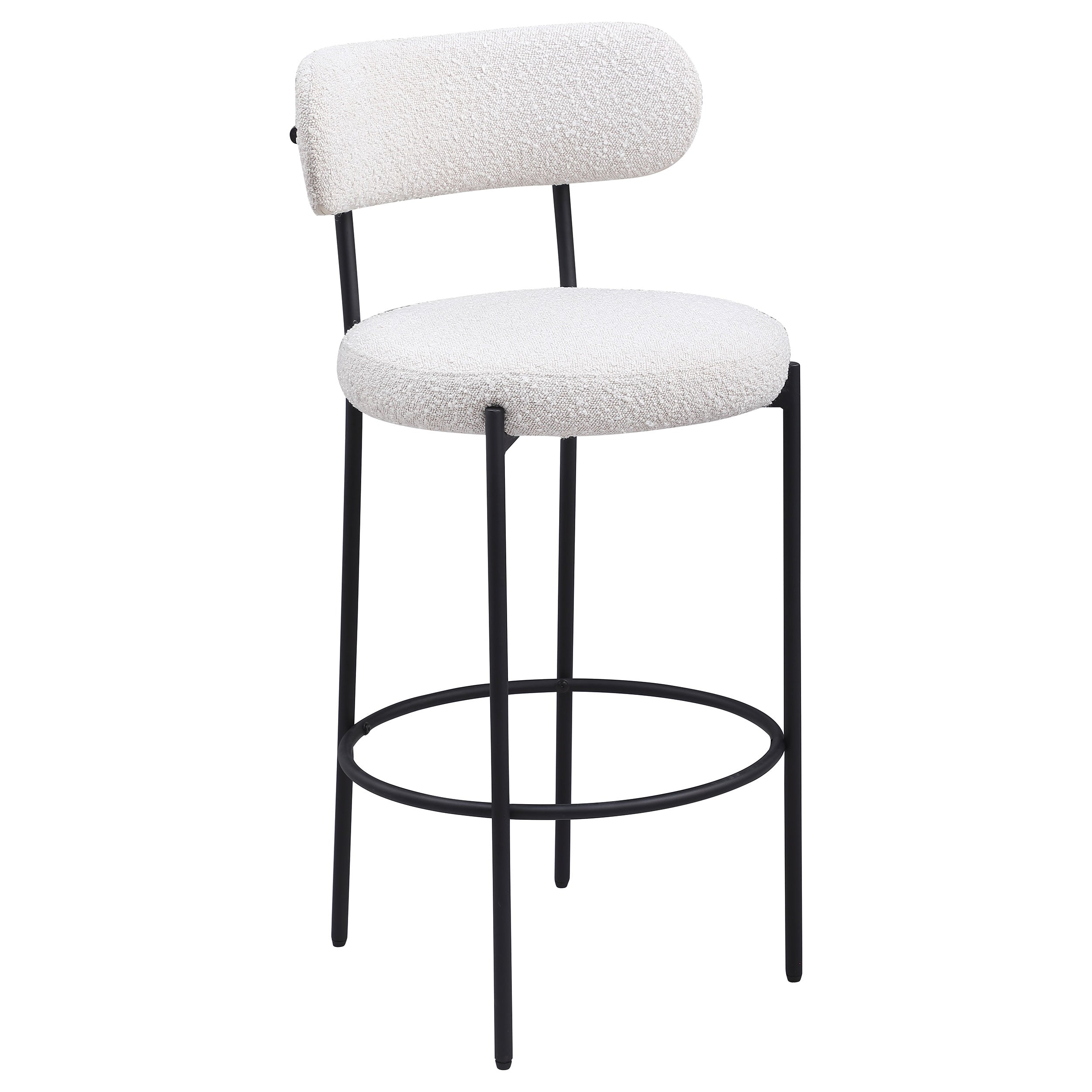 Viola Boucle Upholstered Bar Chair (Set of 2)