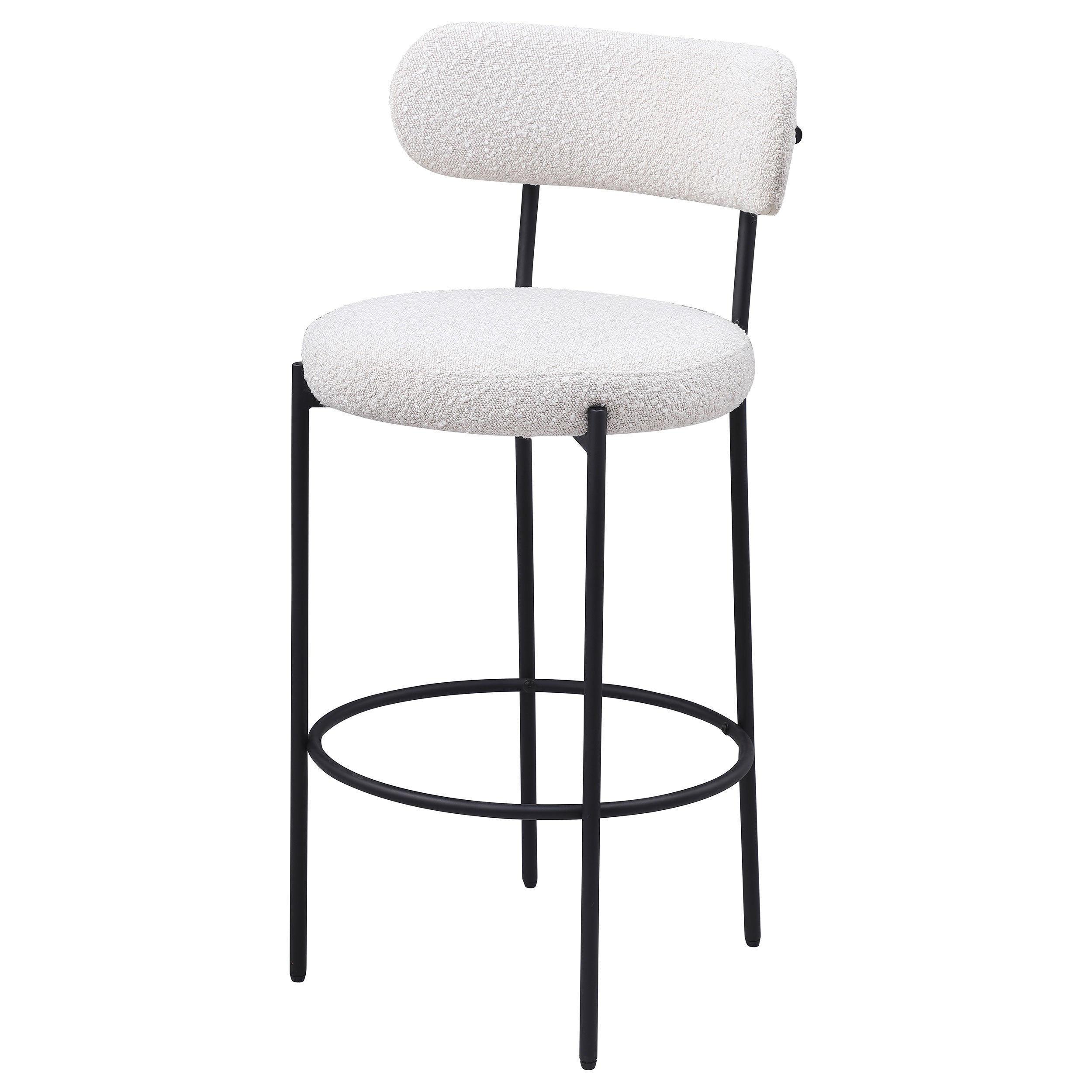 Viola Boucle Upholstered Bar Chair (Set of 2)