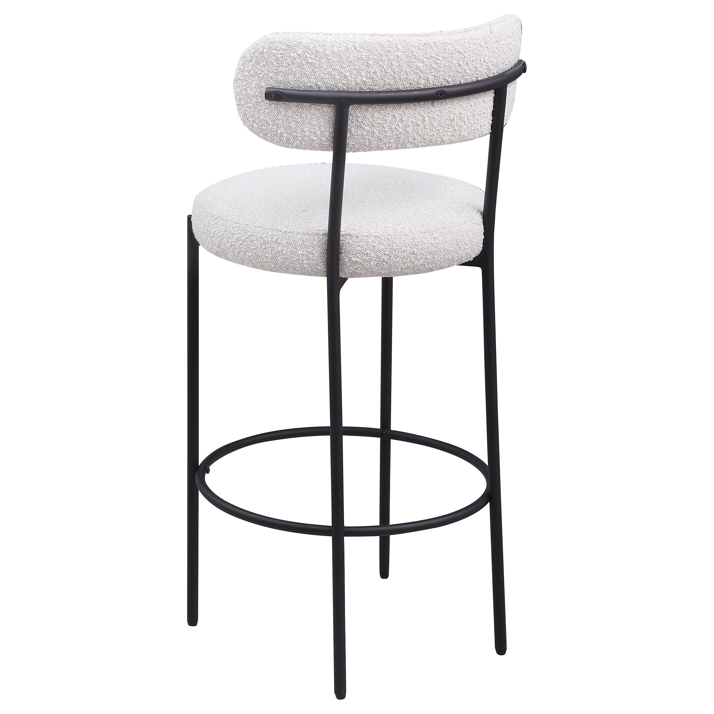 Viola Boucle Upholstered Bar Chair (Set of 2)