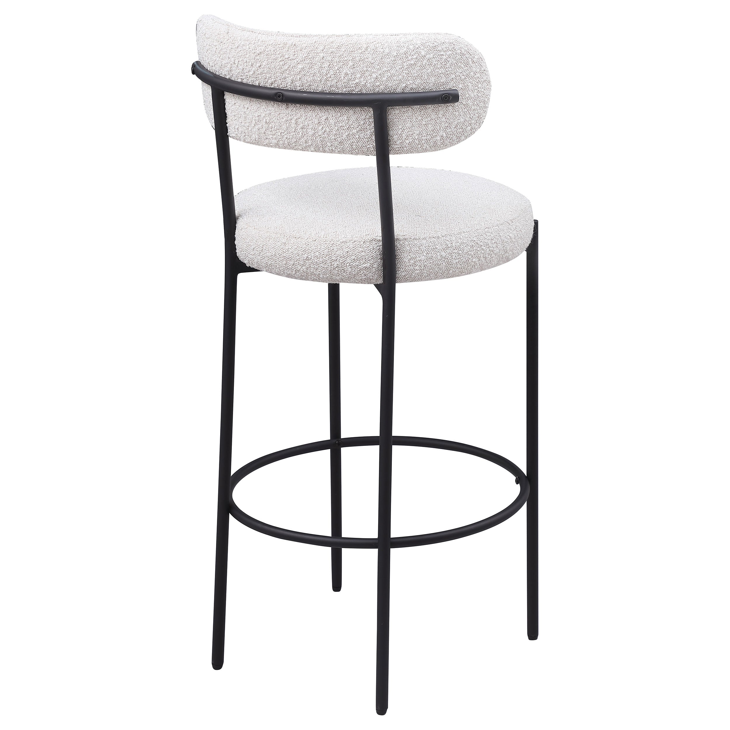 Viola Boucle Upholstered Bar Chair (Set of 2)
