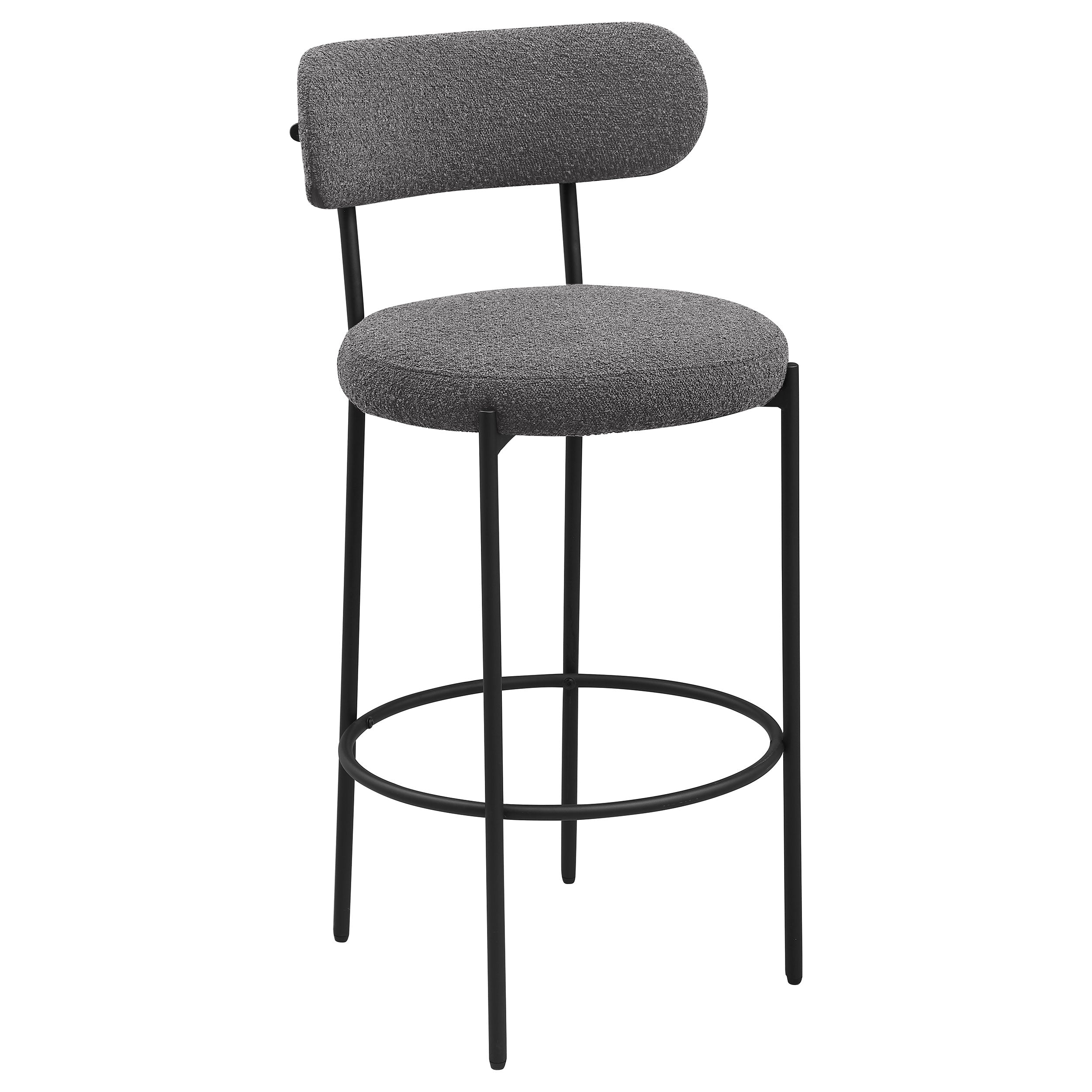 Viola Boucle Upholstered Bar Chair (Set of 2)