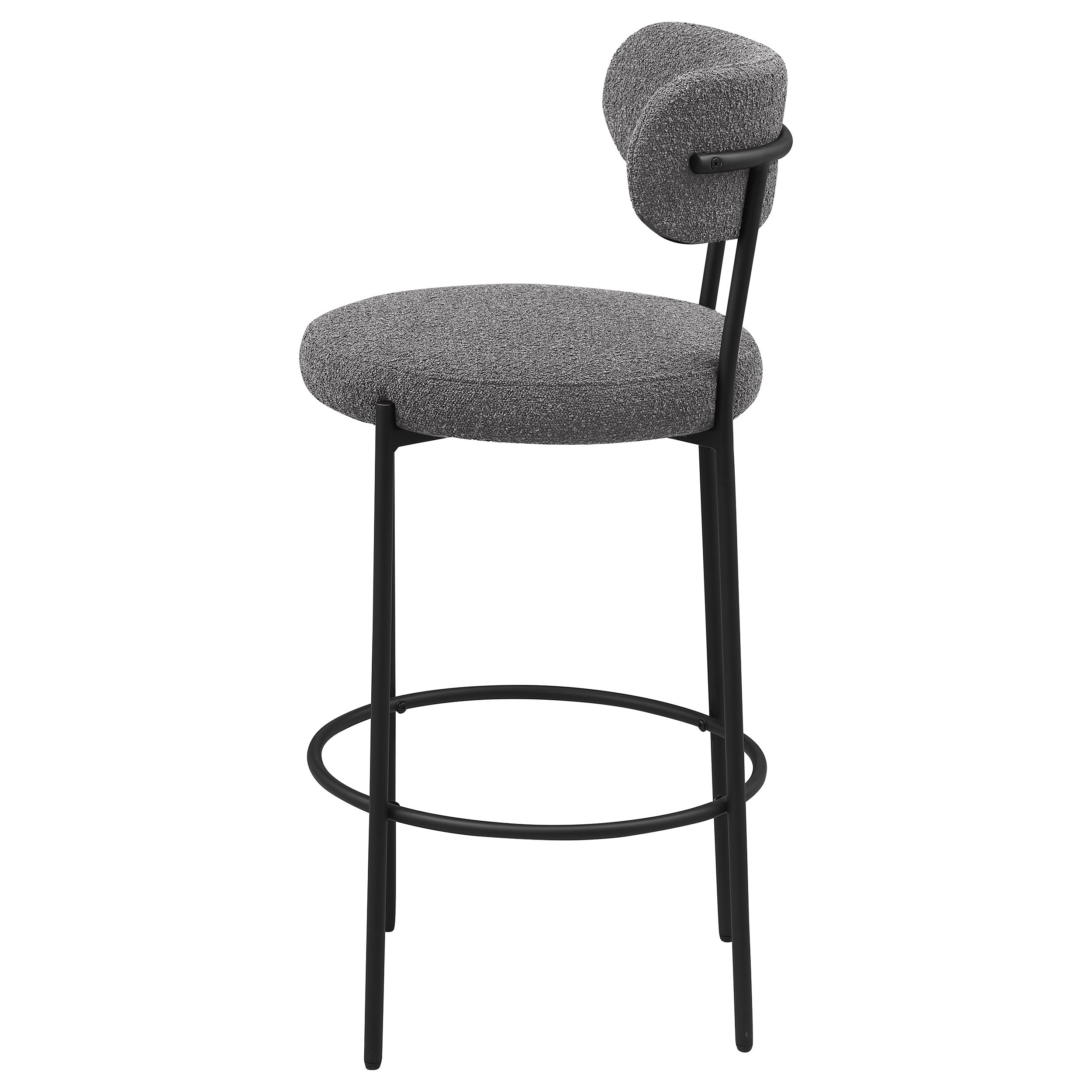 Viola Boucle Upholstered Bar Chair (Set of 2)