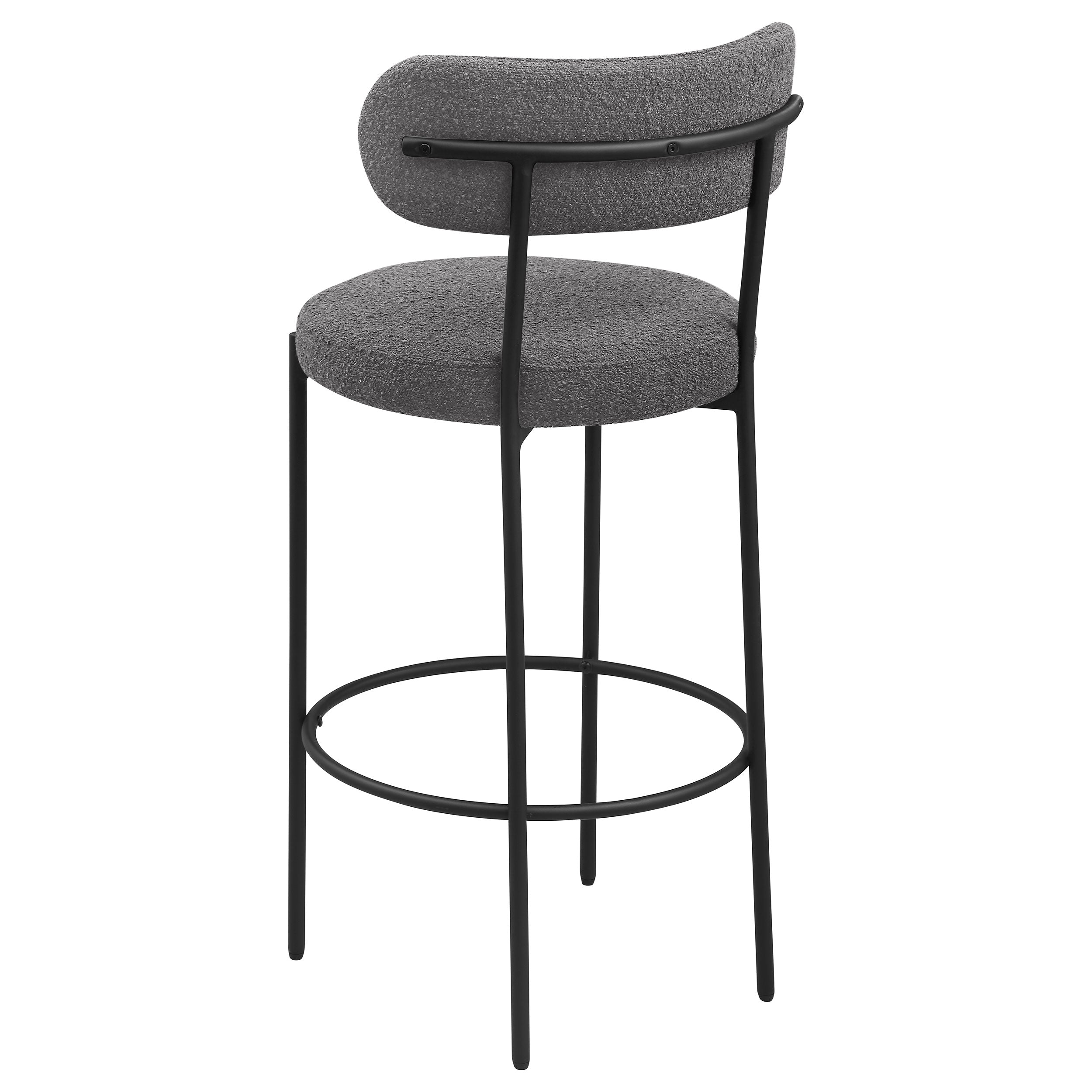 Viola Boucle Upholstered Bar Chair (Set of 2)