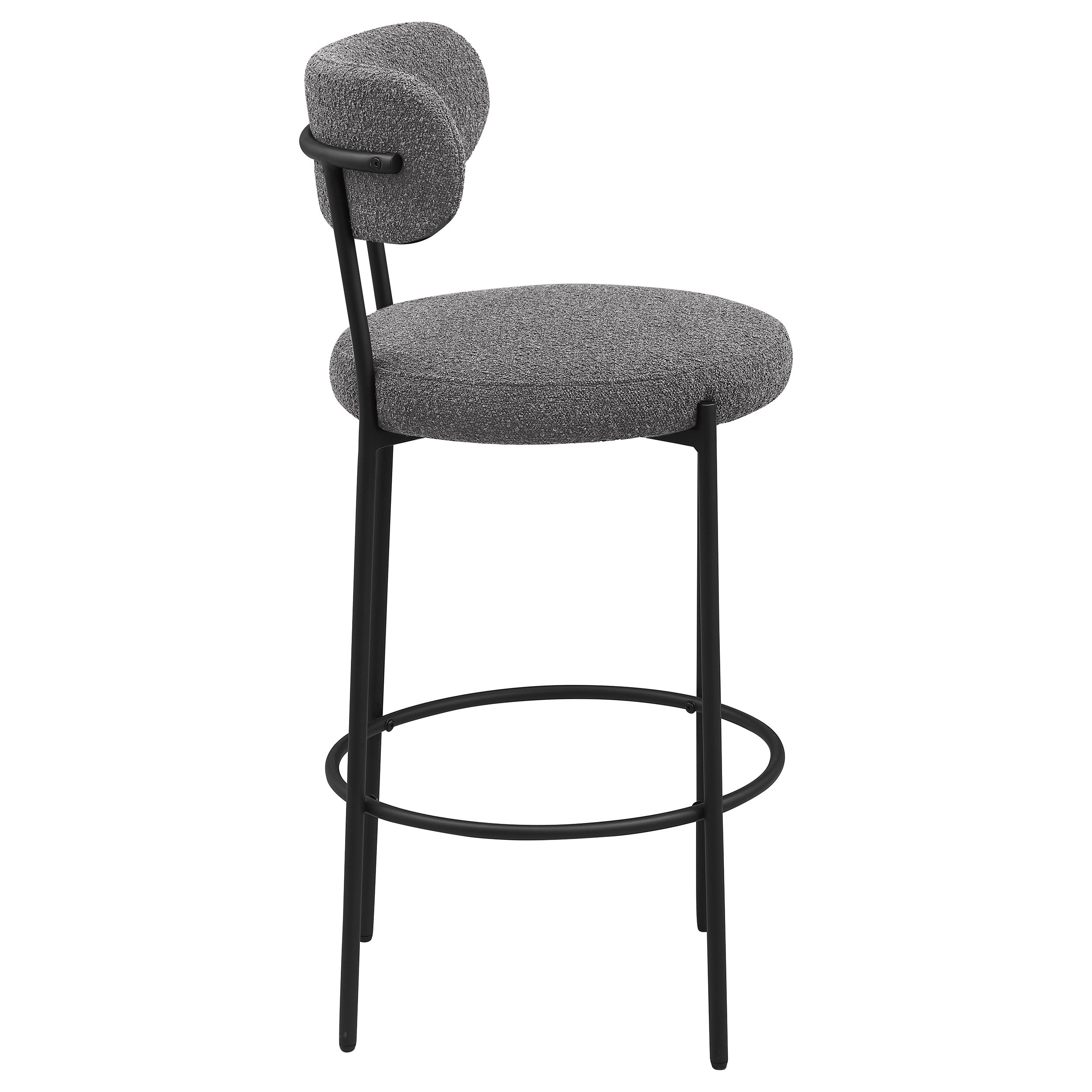 Viola Boucle Upholstered Bar Chair (Set of 2)