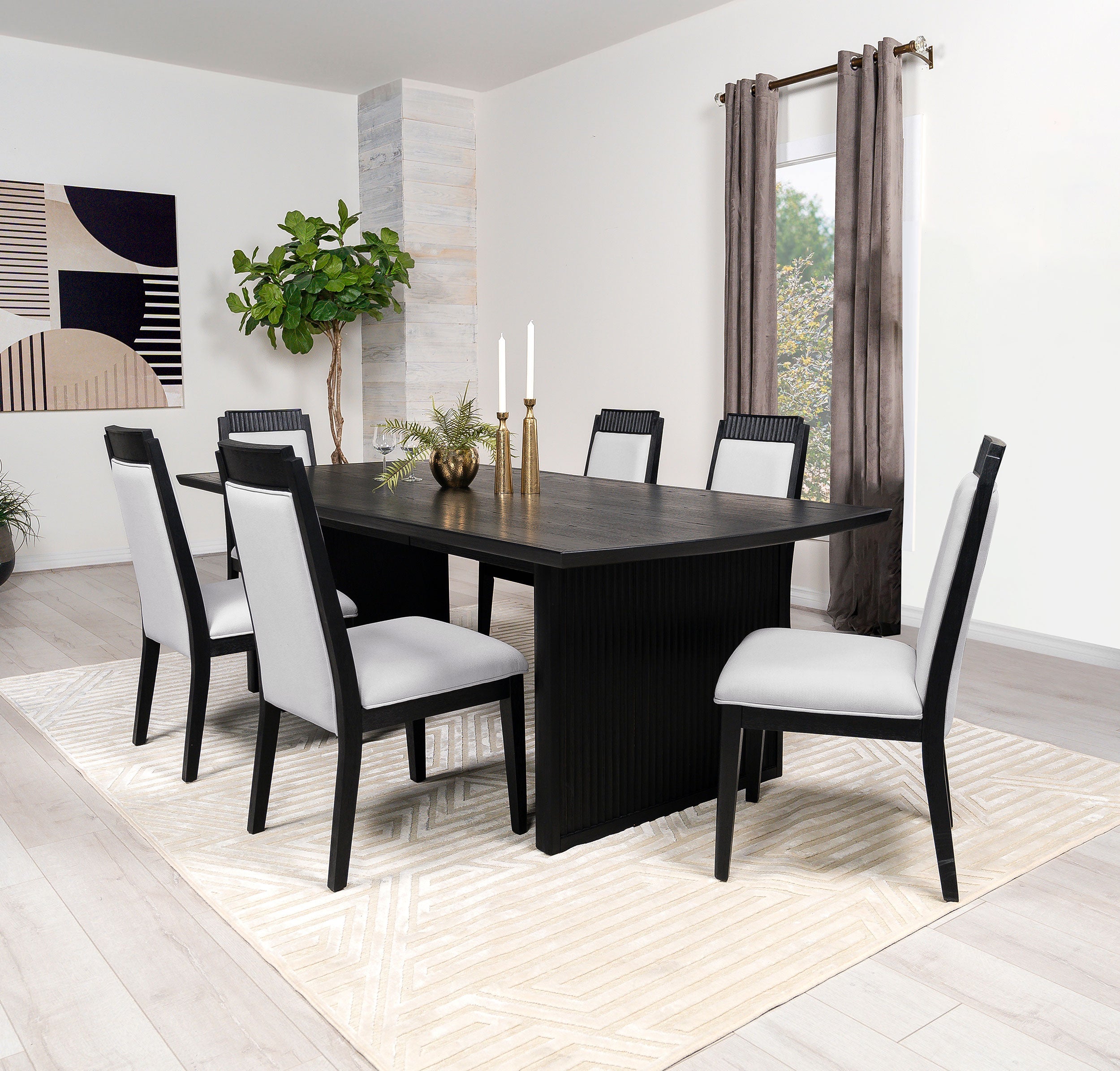 Brookmead Extension Leaf Dining Table Set