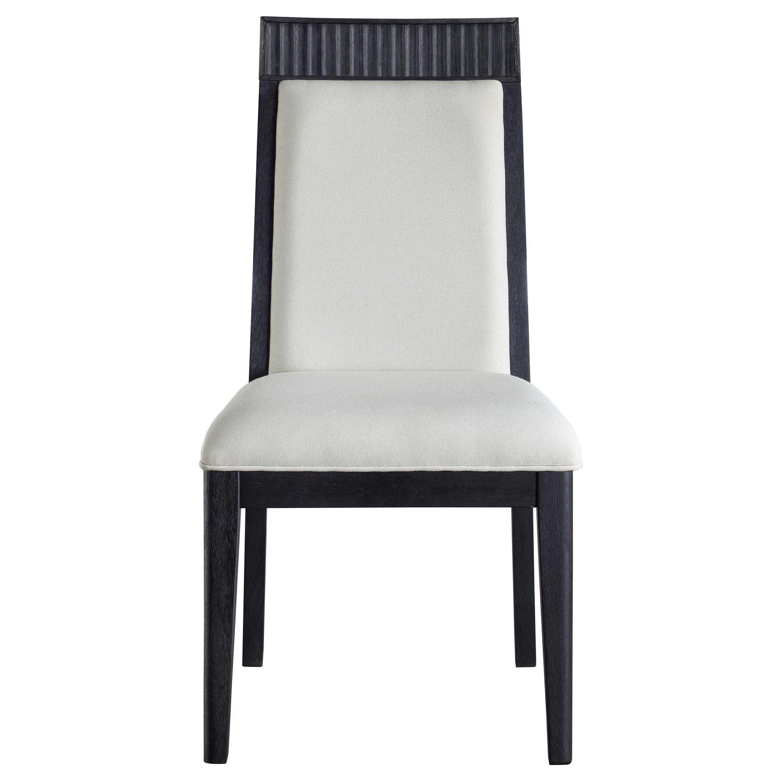 Brookmead Dining Side Chair Ivory and Black (Set of 2)