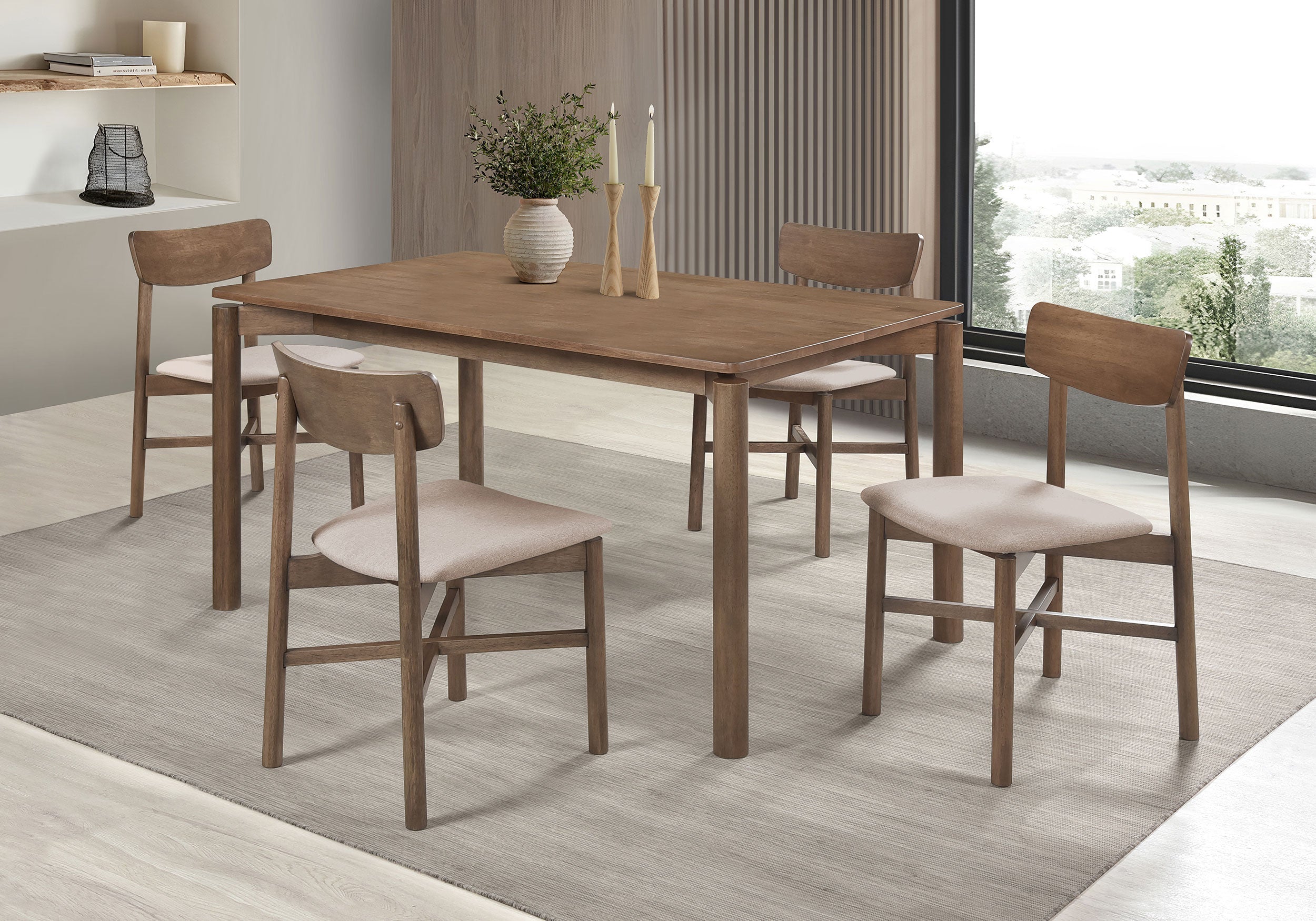 Parkridge 59-inch Wood Dining Set