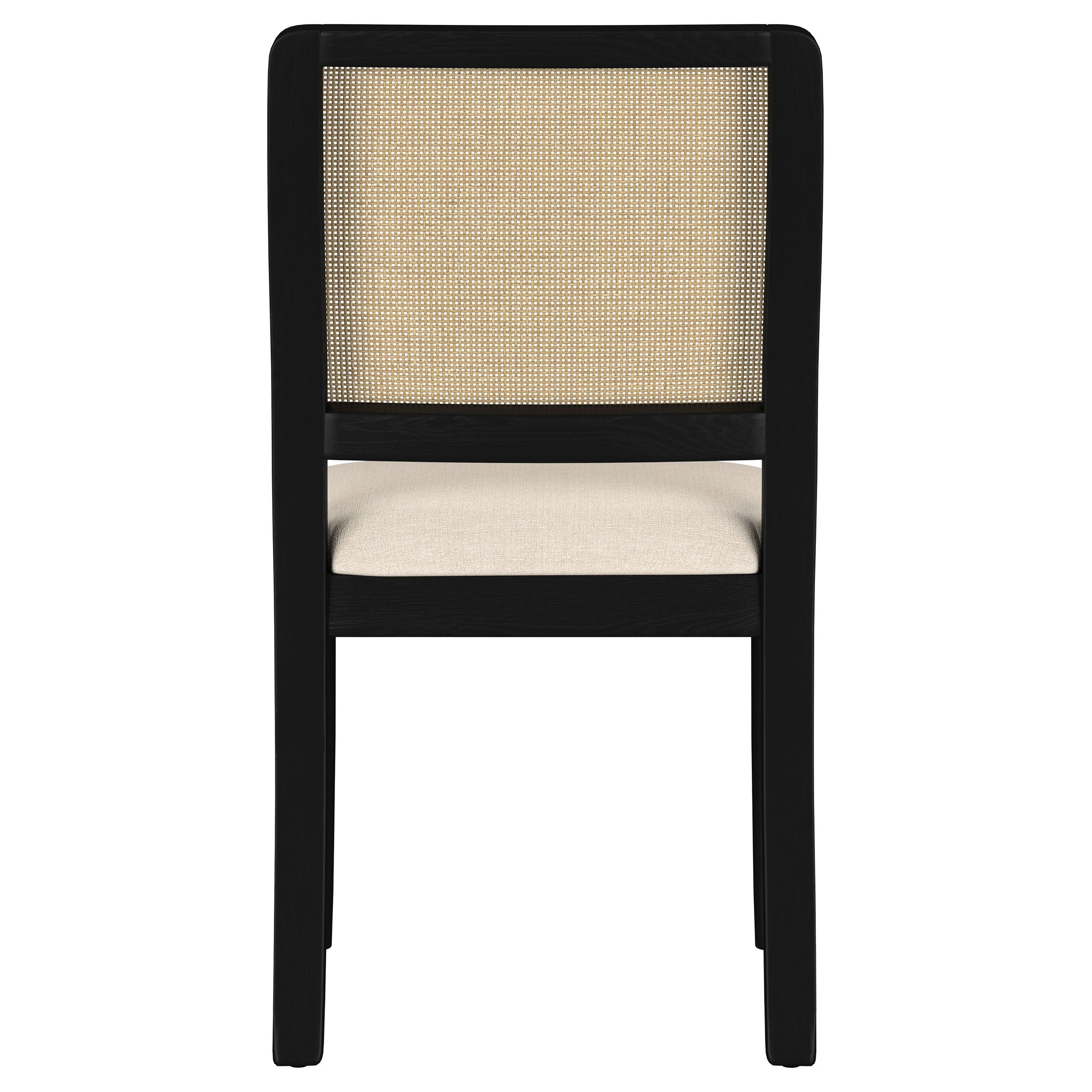 Arini Rattan Cane Dining Side Chair (Set of 2)