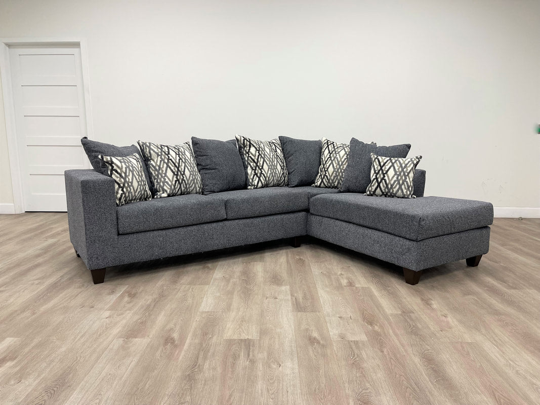110 Sectional — Chaise Design, 9 Colors