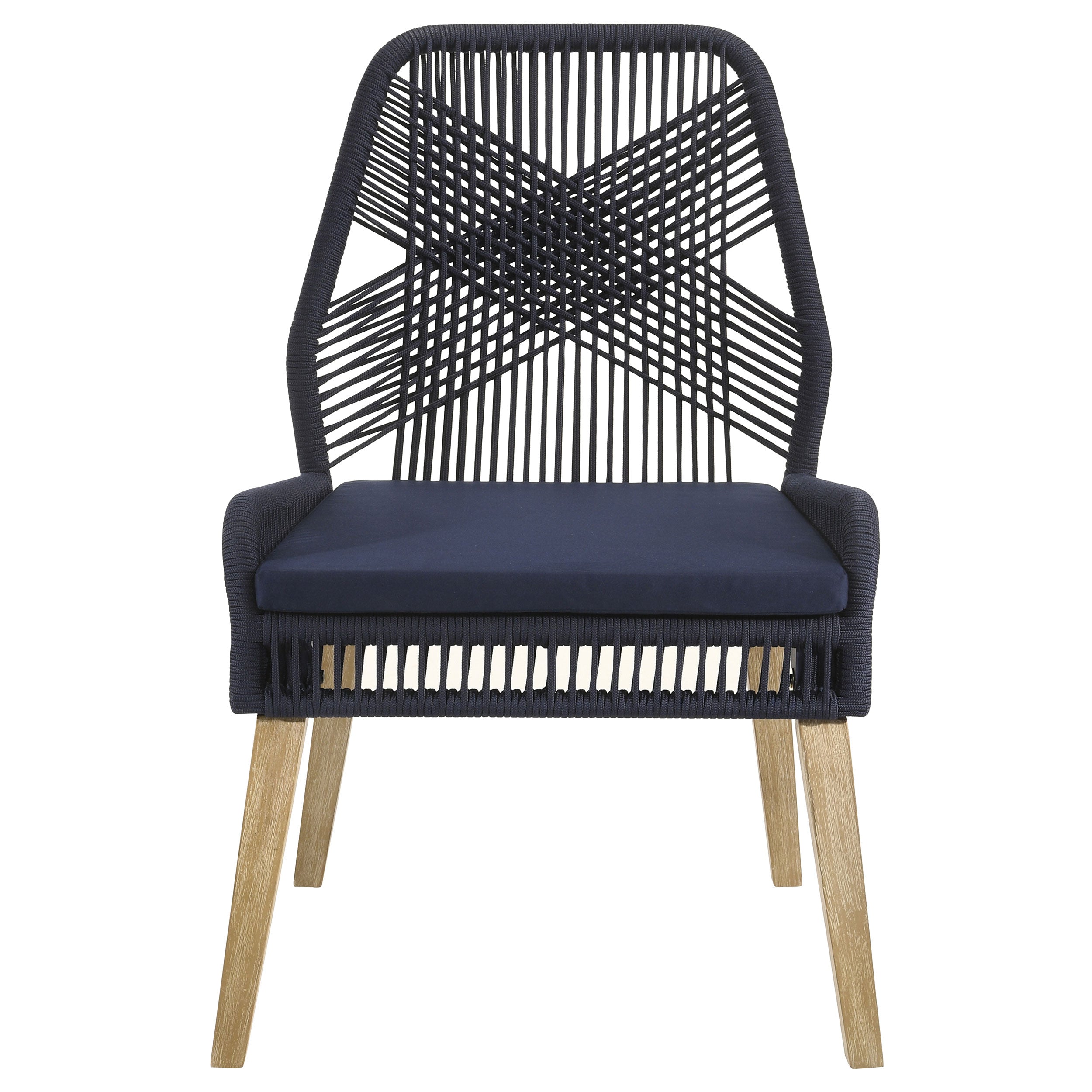 Nakia Woven Rope Dining Side Chairs (Set of 2)