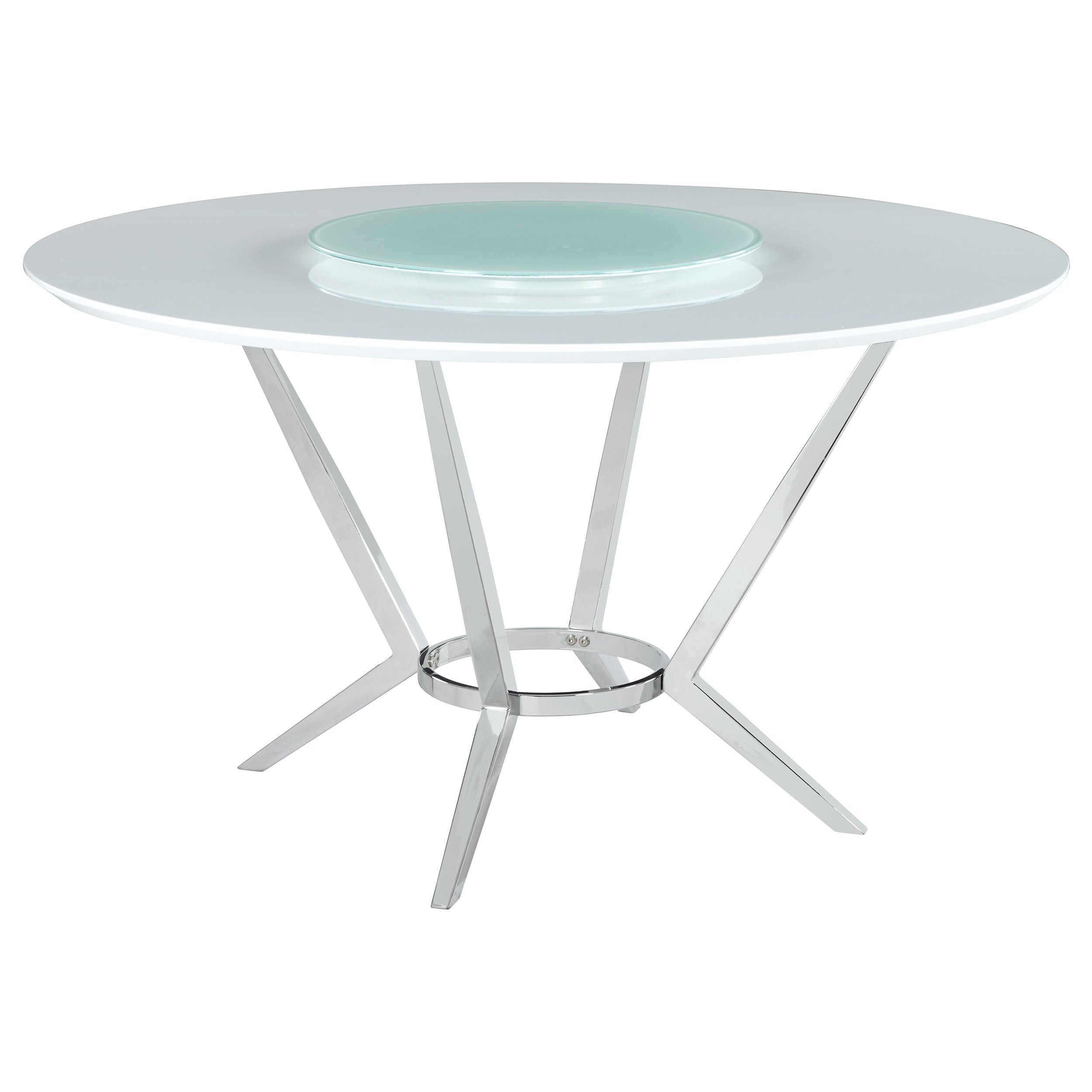 Abby Dining Set White and Light Grey
