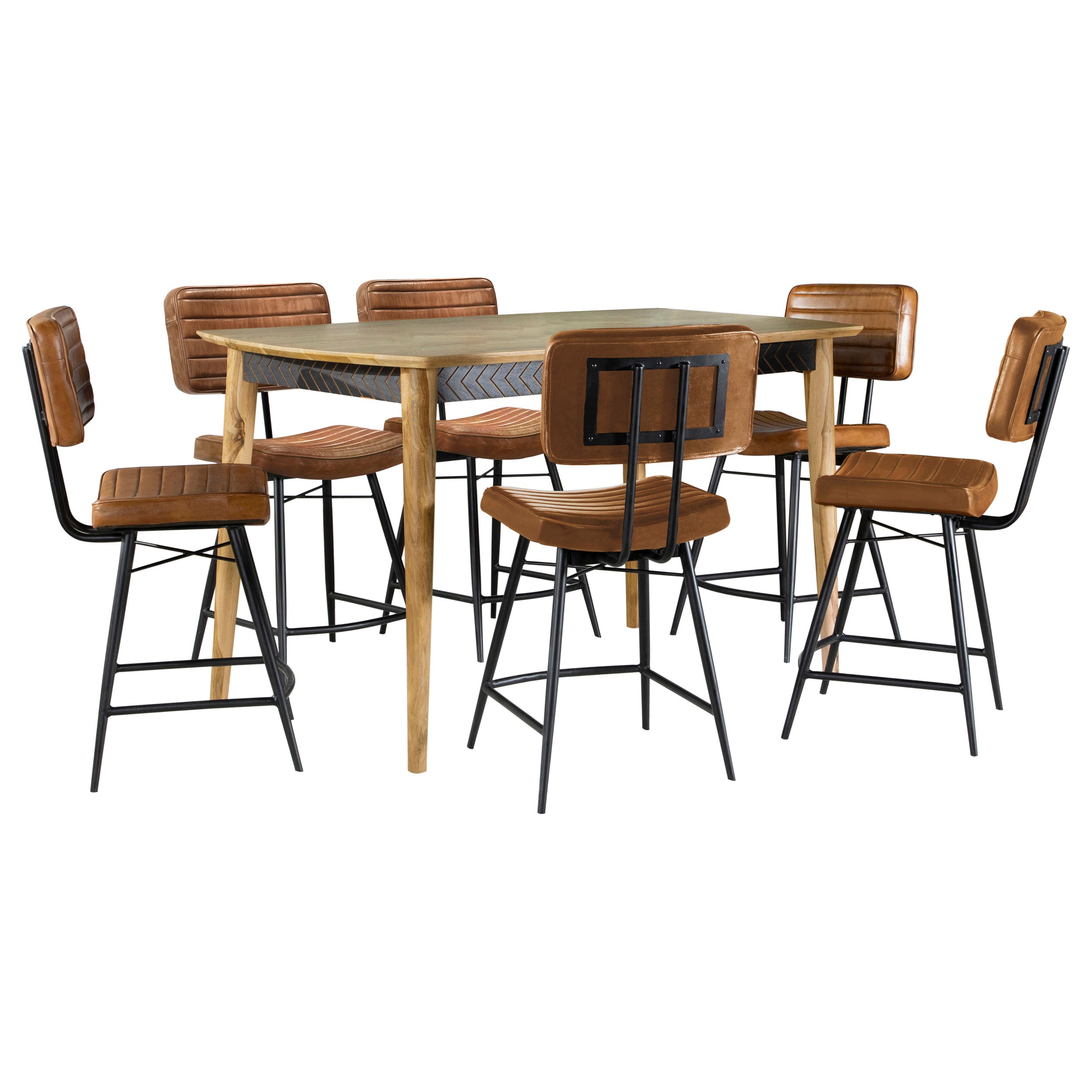 Partridge Counter Dining Set Sheesham