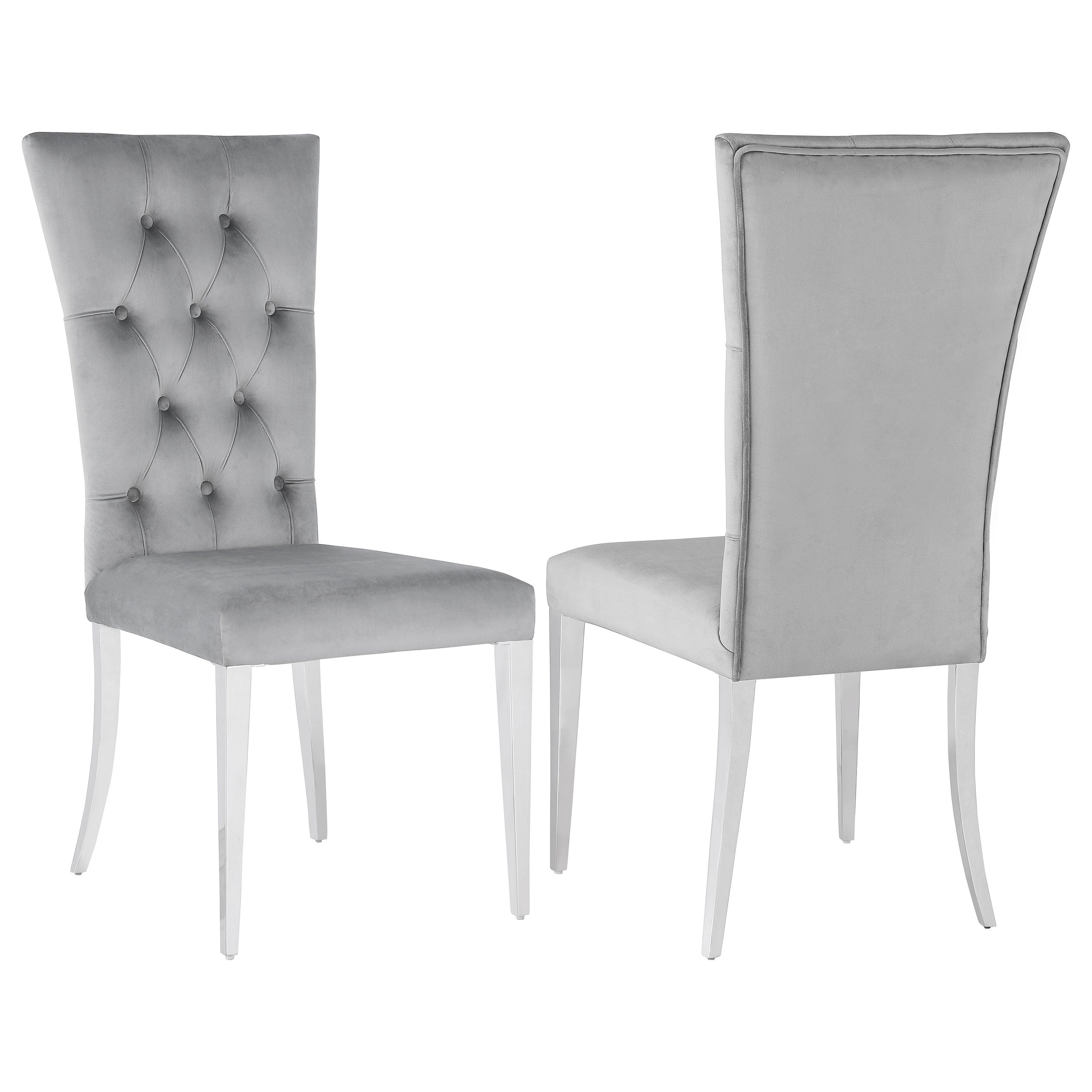 Kerwin Velvet Upholstered Dining Side Chair (Set of 2)