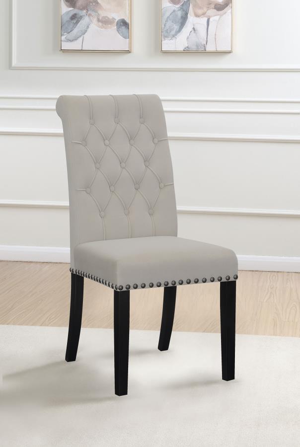 Alana Fabric Upholstered Dining Side Chair (Set of 2)