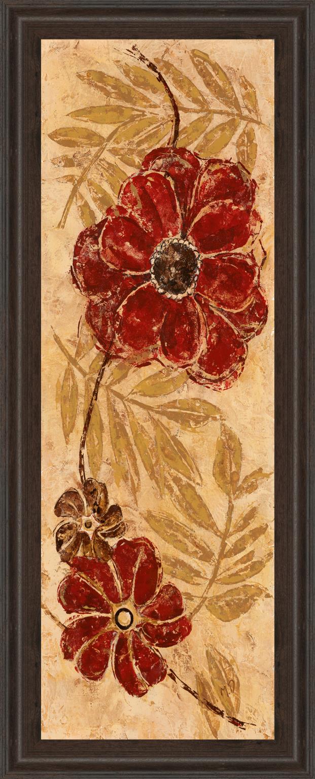 Touch Of Honey I By Maria Donovan 18X42 Framed Print