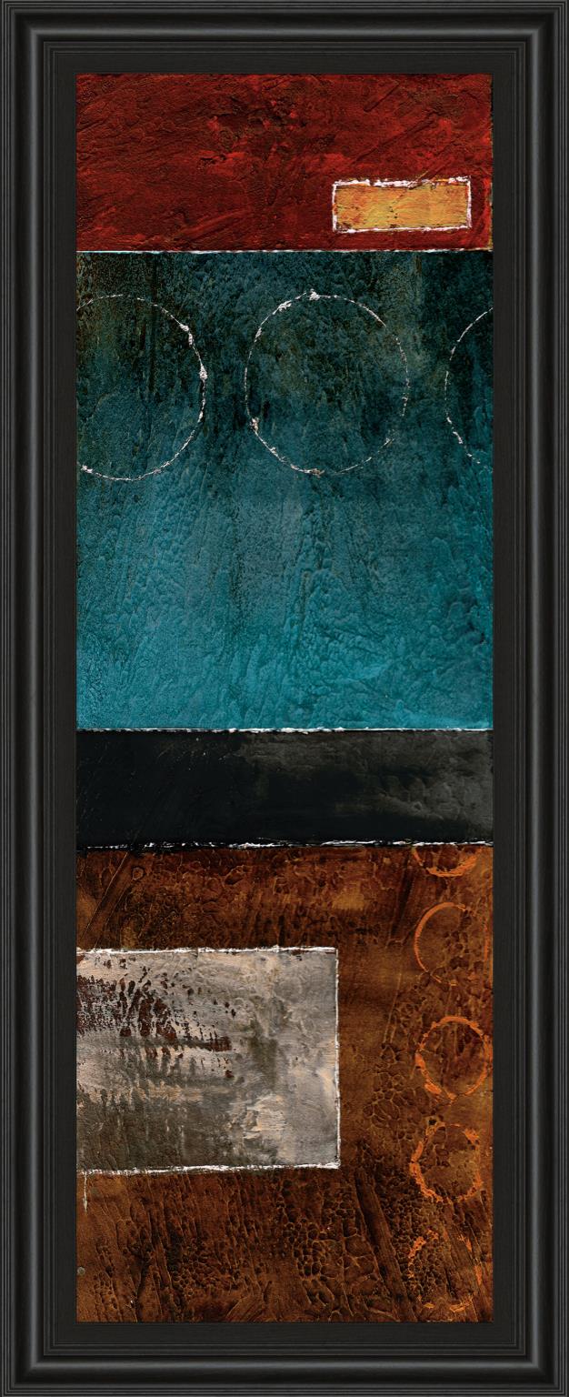 Linear I By W.Blake 18X42 Framed Print