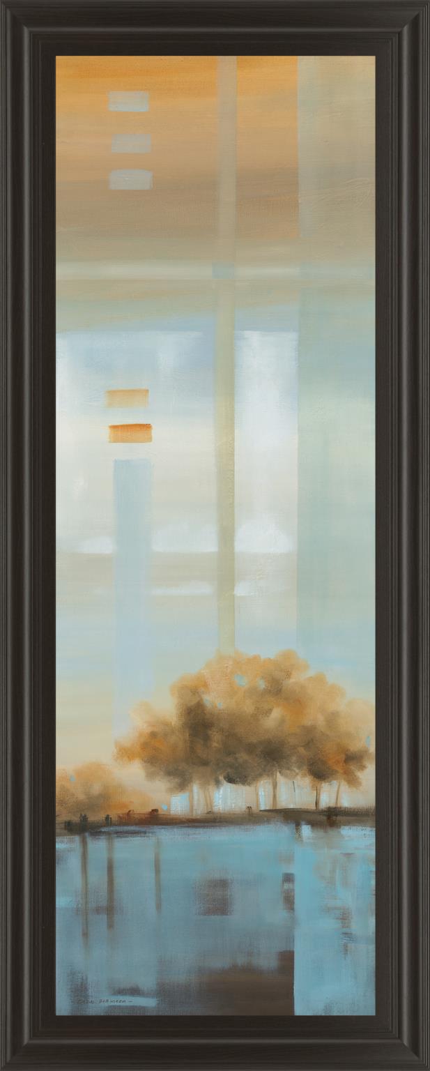 Window On The Word I By Carol Robinson 18X42 Framed Print