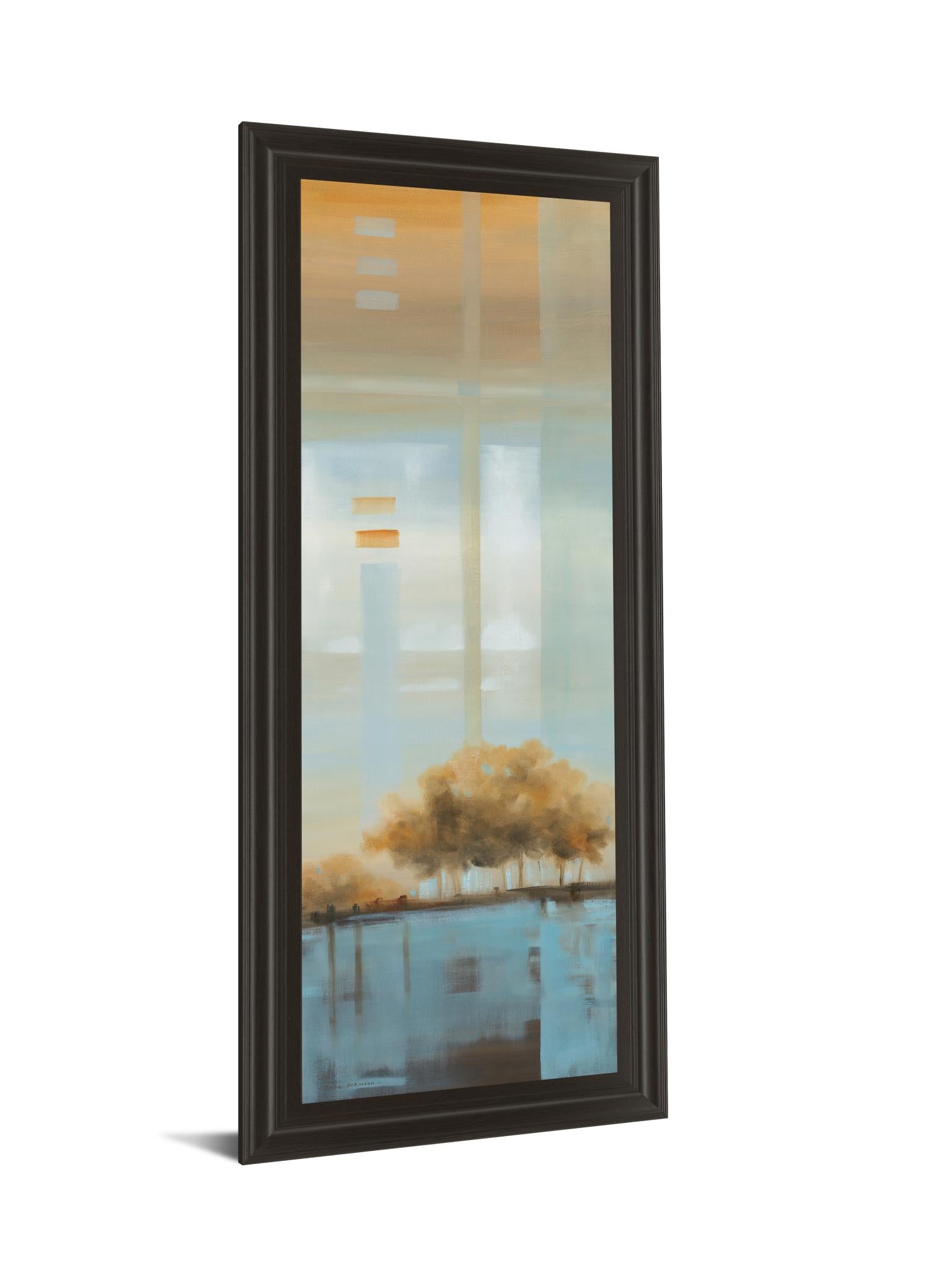 Window On The Word I By Carol Robinson 18X42 Framed Print