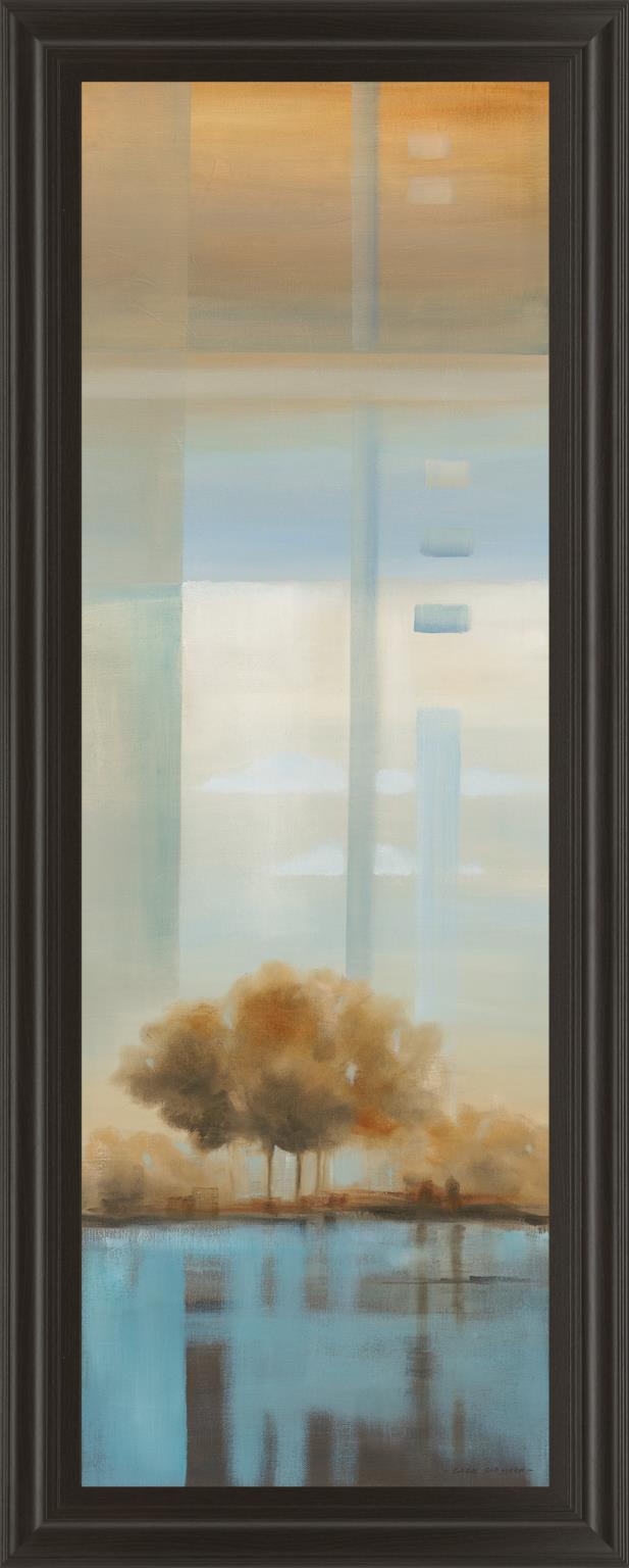 Window On The Word Ii By Carol Robinson 18X42 Framed Print